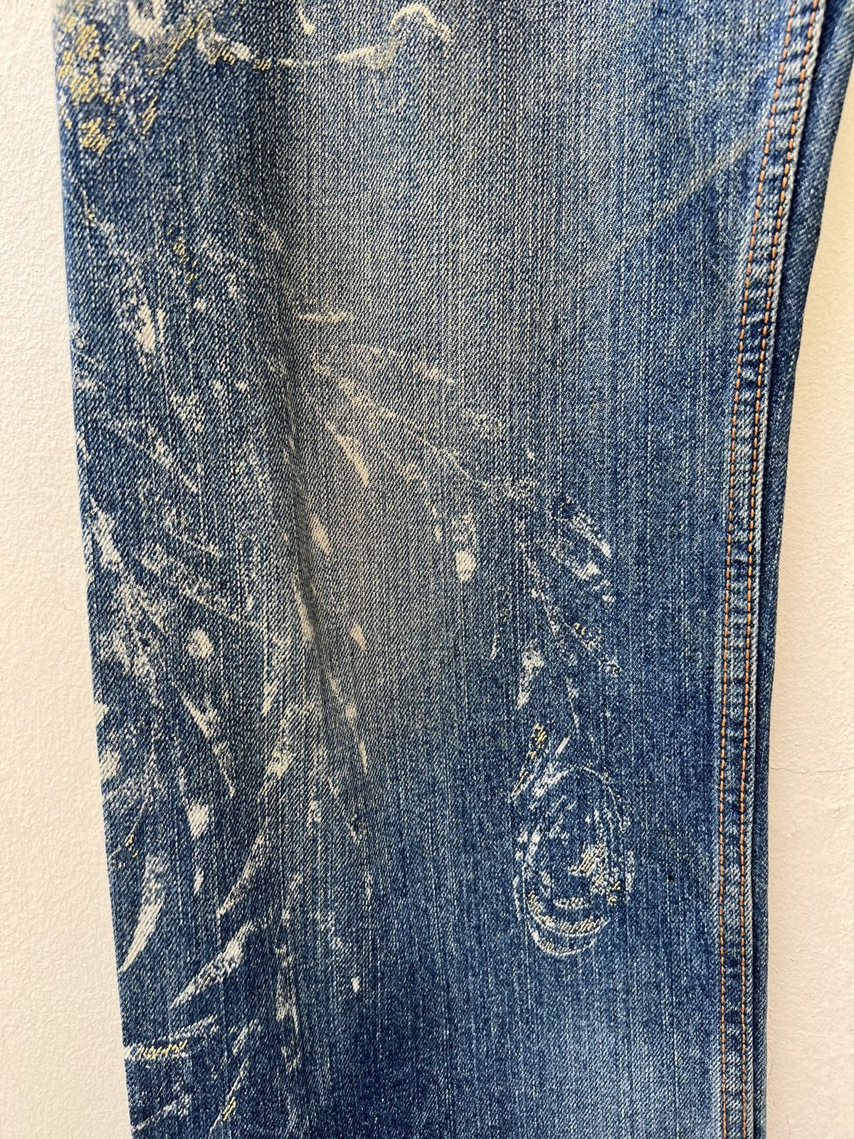 Eternal Vintage Eternal Japan Dirty Mud Denim Painter Jeans Size US 30 / EU 46 - 8 Thumbnail