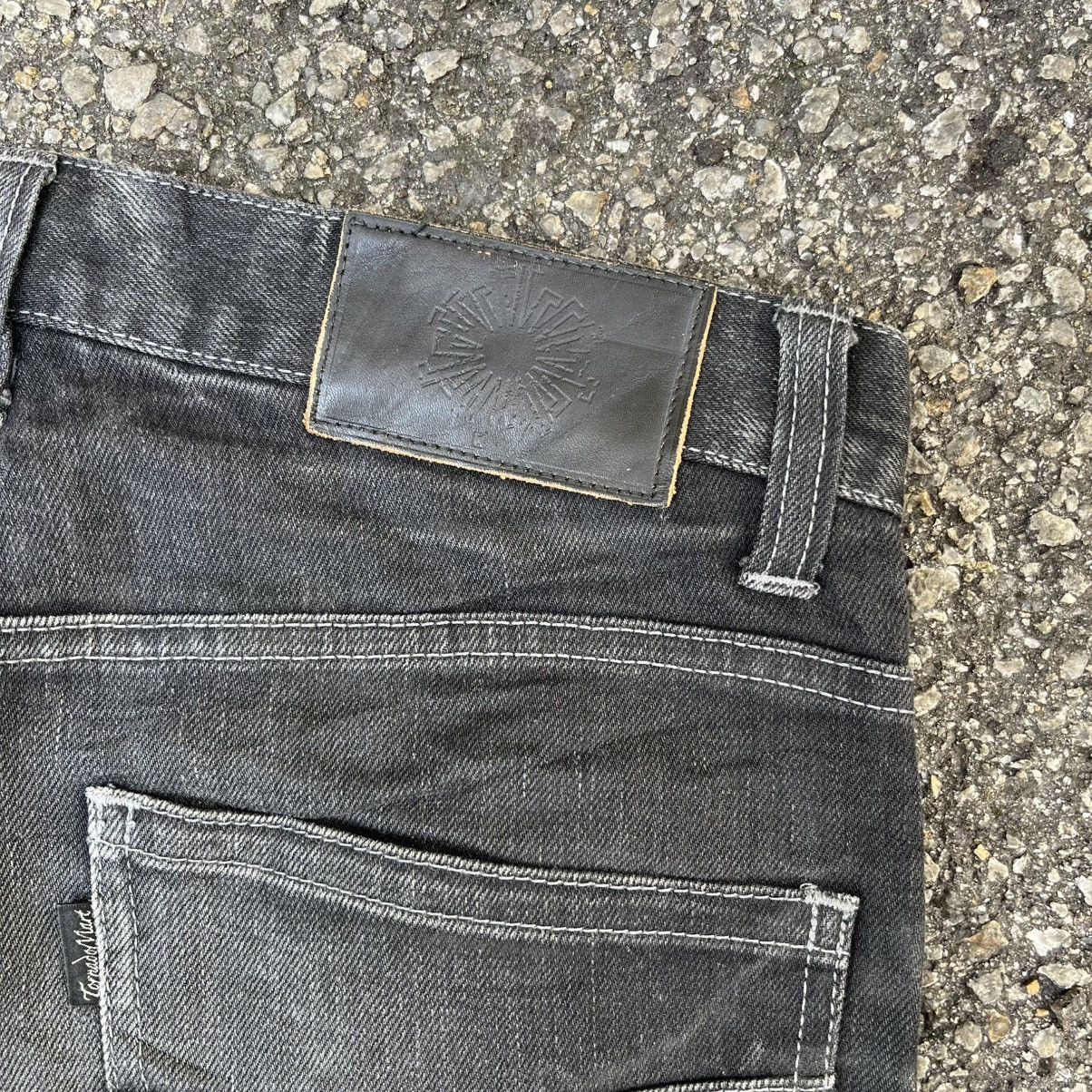 Tornado Mart Tornado Mart Clawmark Denim Curve Leg Bootcut Flare Jeans Size US 29 - 12 Thumbnail