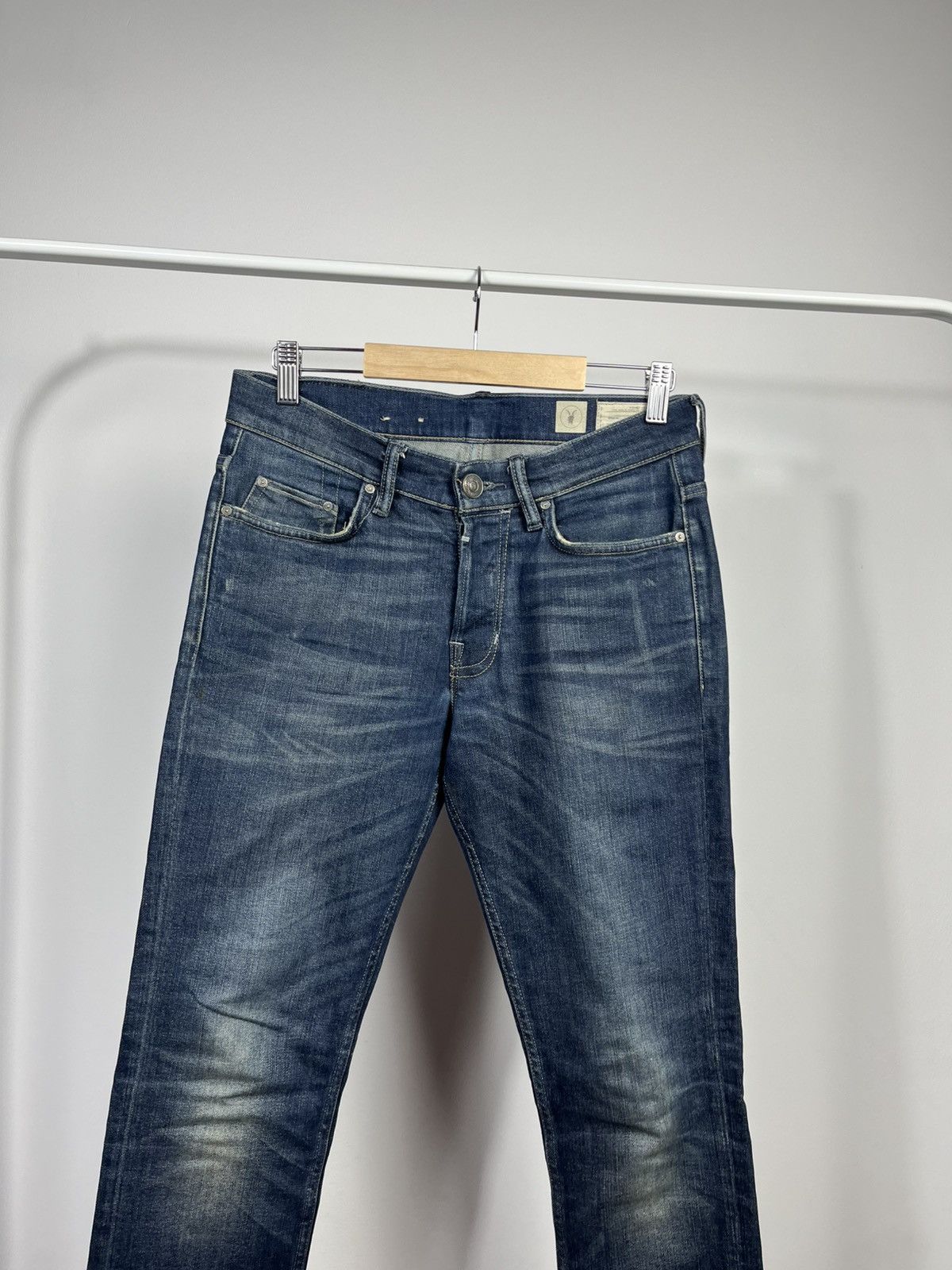Allsaints AllSaints Slim Fit Blue Stretch Jeans Button Fly S size Size US 30 / EU 46 - 9 Thumbnail