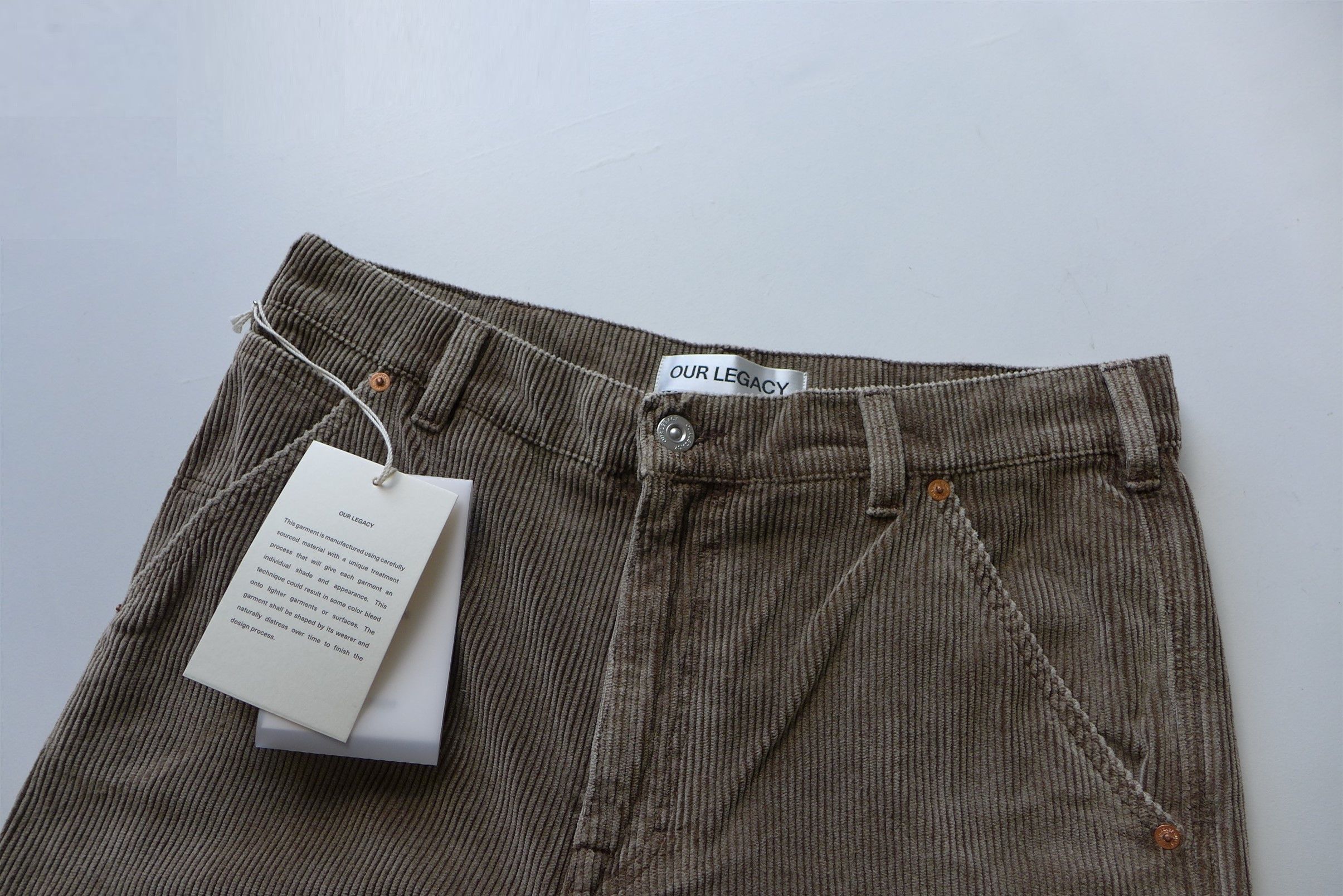 Our Legacy *Fits 32"* Our Legacy Joiner Trousers - Brown Enzyme Cord Size US 30 / EU 46 - 9 Thumbnail
