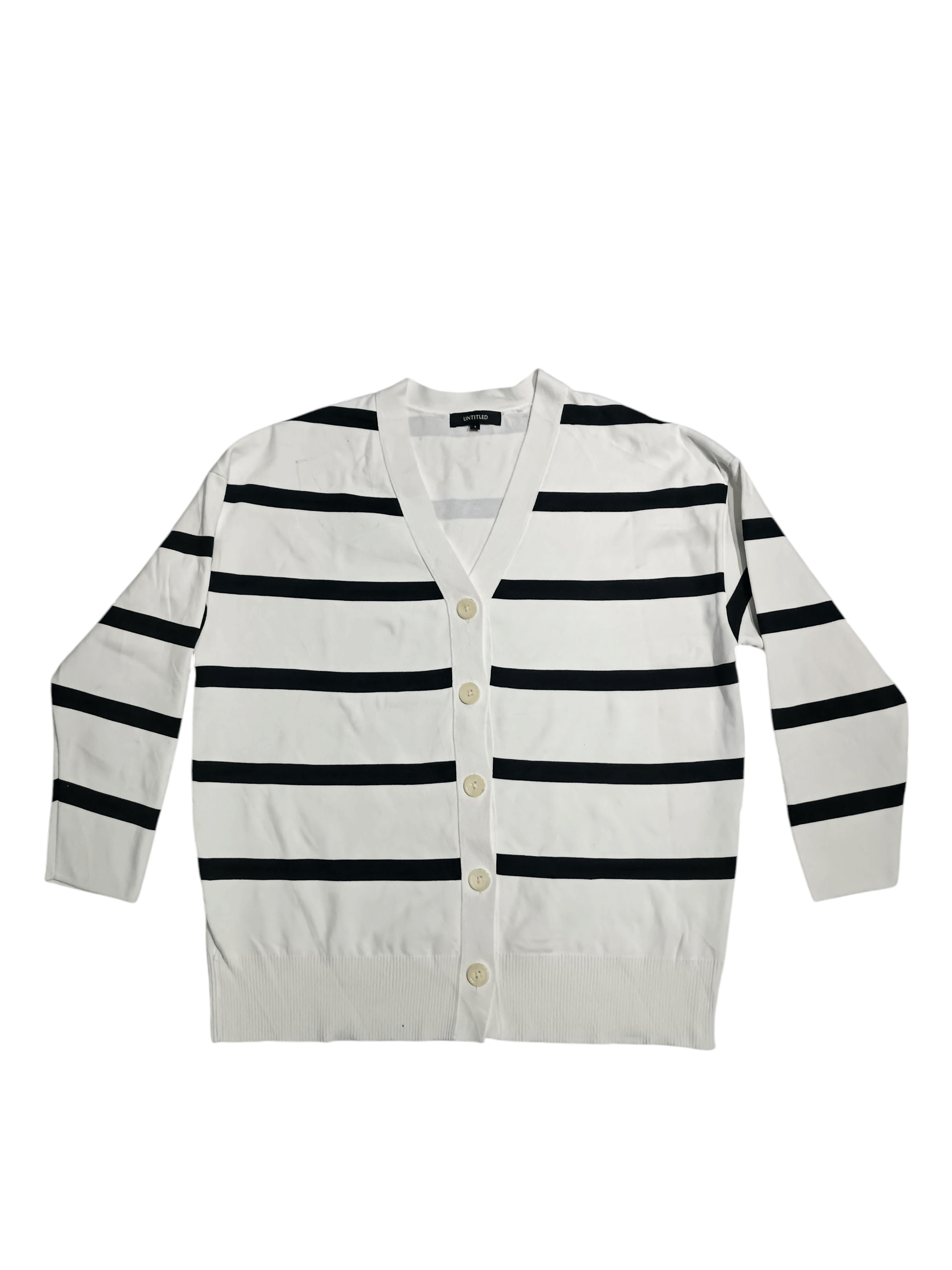 Japanese Brand Untitled Knit Cardigan Size L / US 10 / IT 46 - 1 Thumbnail