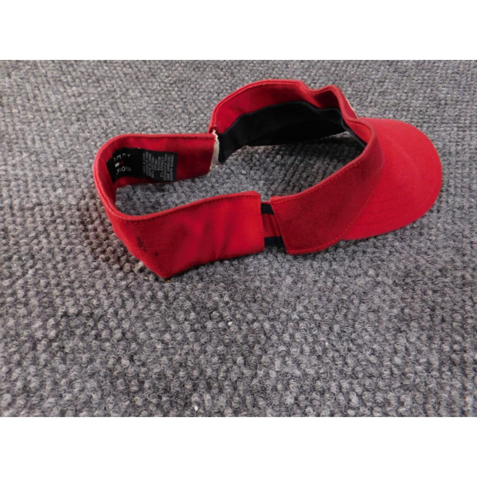Tommy Hilfiger Tommy Hilfiger Hat Cap Strap Back Red Plaid Reversible Patch Golf Preppy Mens Size ONE SIZE - 6 Thumbnail
