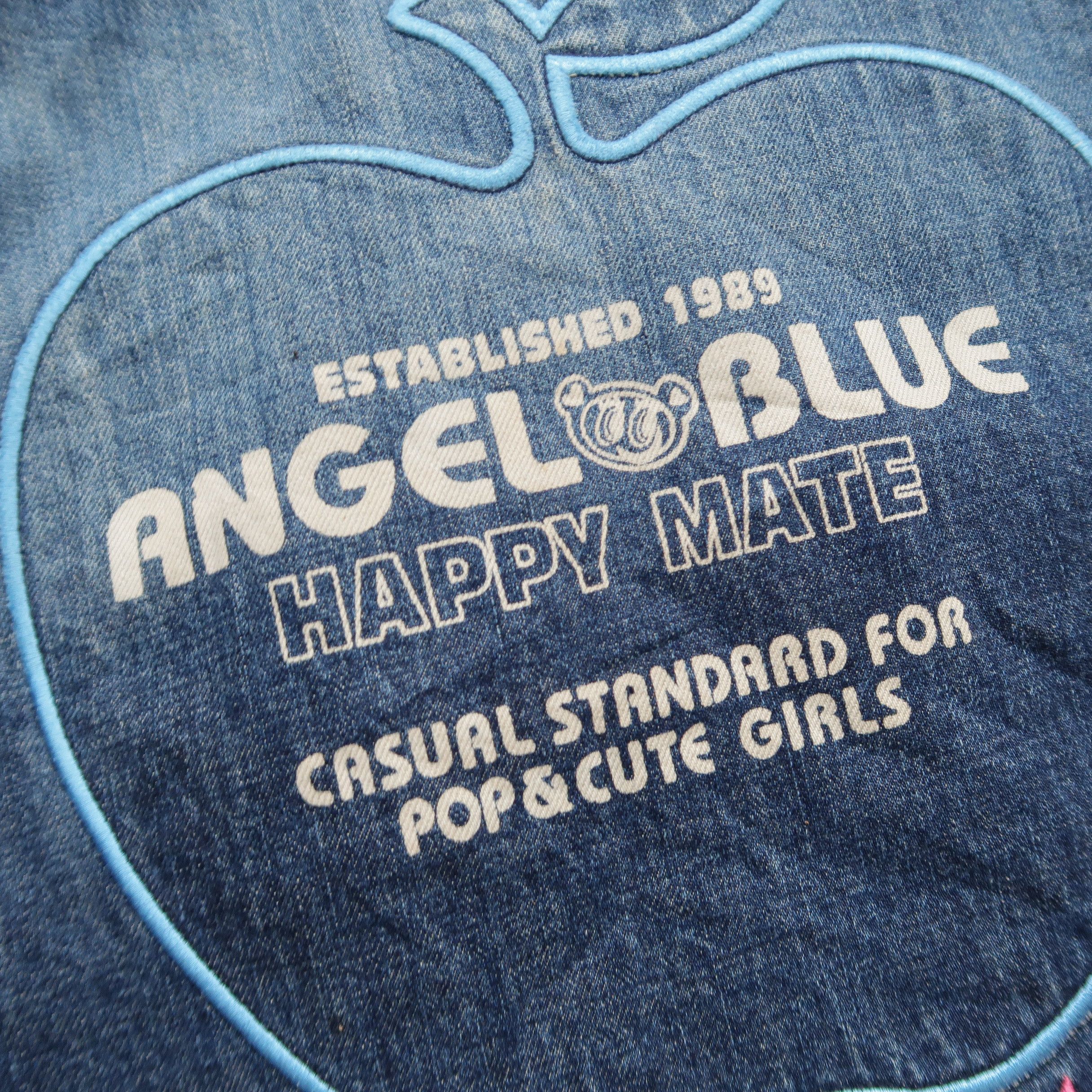 Japanese Brand Vintage Angel Blue Apple Double Breasted Jacket Size US M / EU 48-50 / 2 - 17 Thumbnail