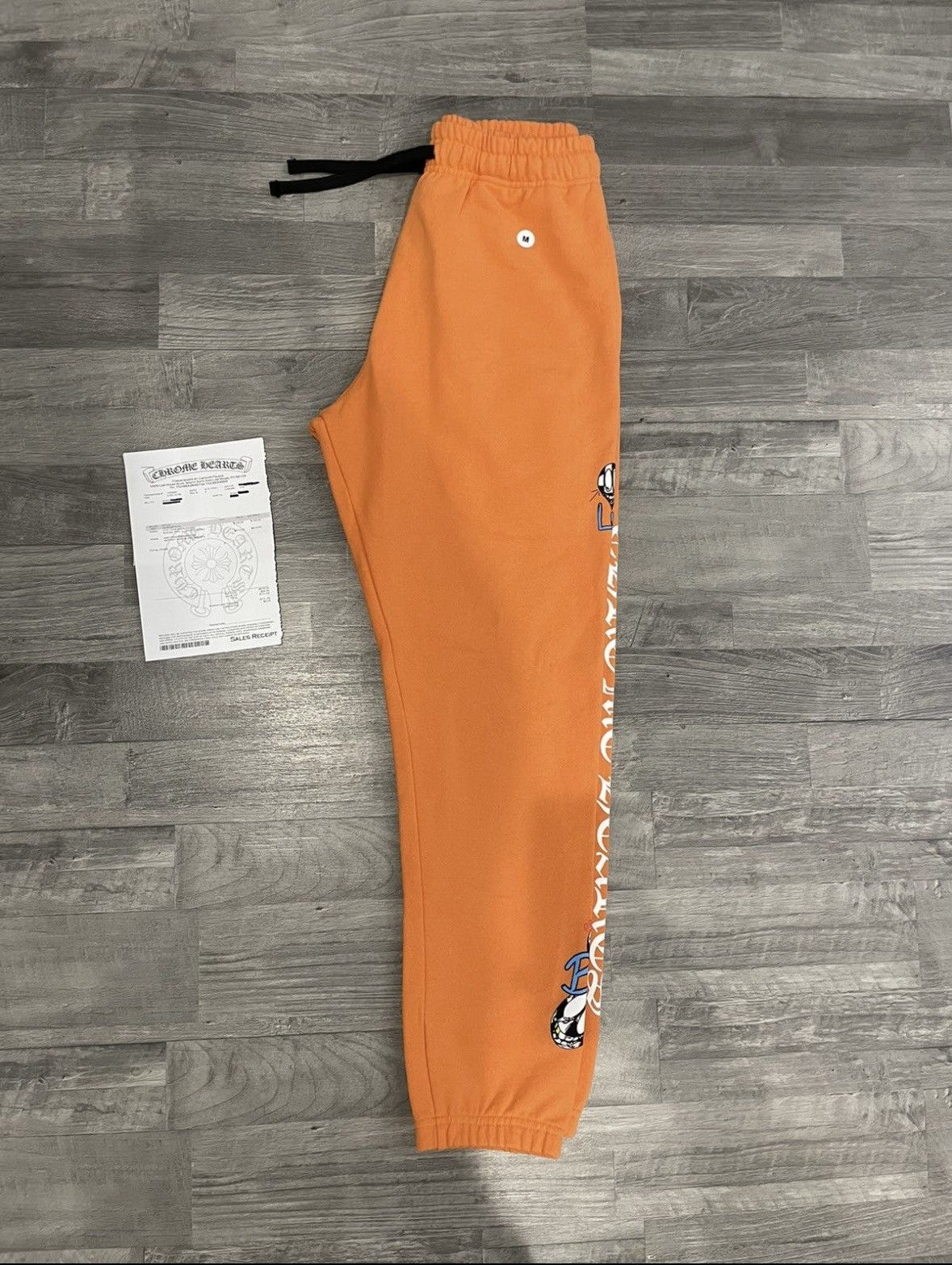 image of Chrome Hearts Matty Boy Sweatpants in Orange, Men's (Size 30)