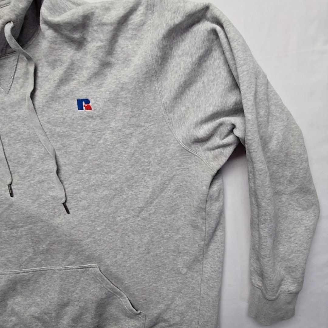 Russell Athletic Russell Athletic Hoodie Gray Plain Pullover XL Sweatshirt Size US XL / EU 56 / 4 - 4 Thumbnail