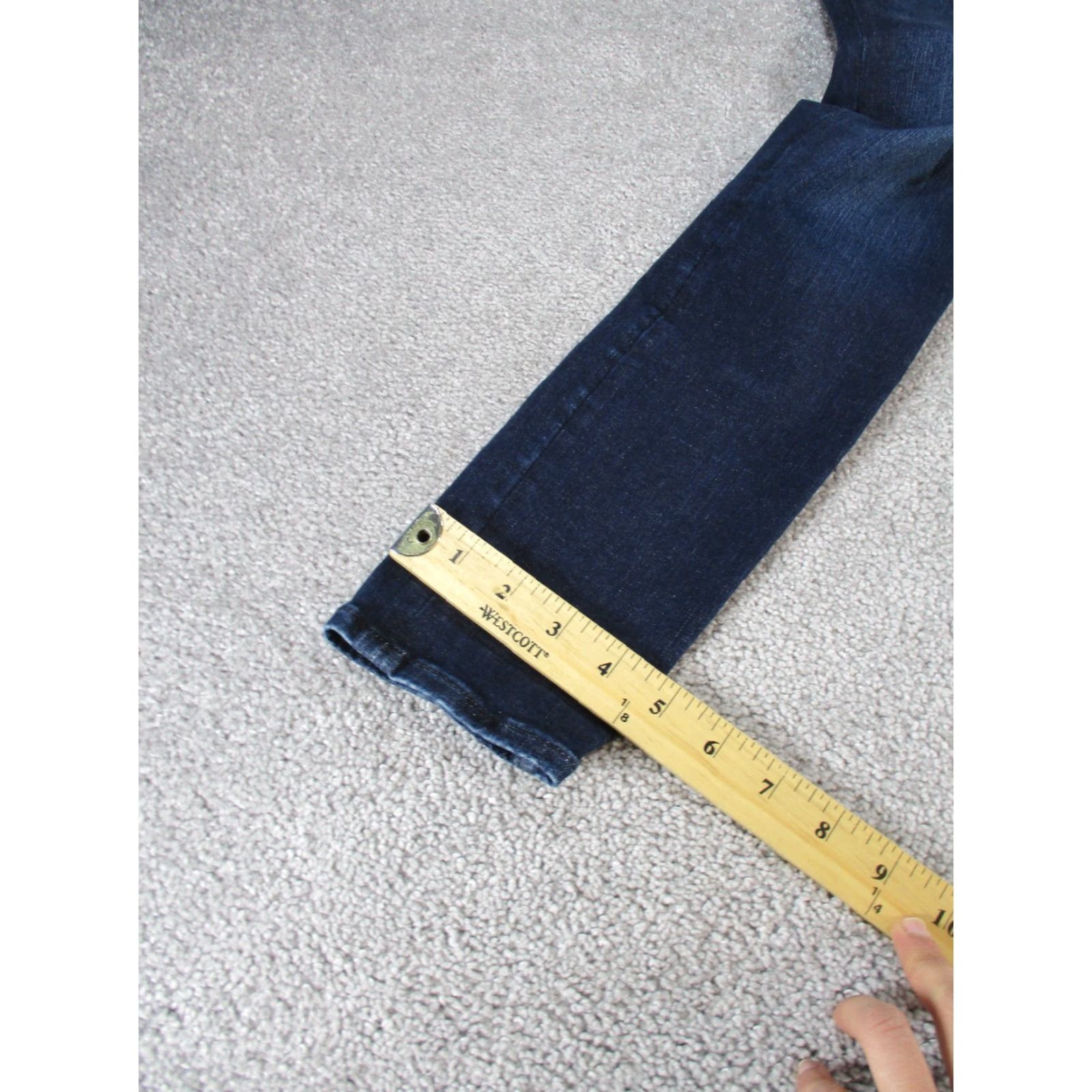 Abercrombie & Fitch ABERCROMBIE & FITCH Jeans Womens 0P Super Skinny High Rise Curve Love Dark Blue Size 25" / US 0 / IT 36 - 5 Thumbnail