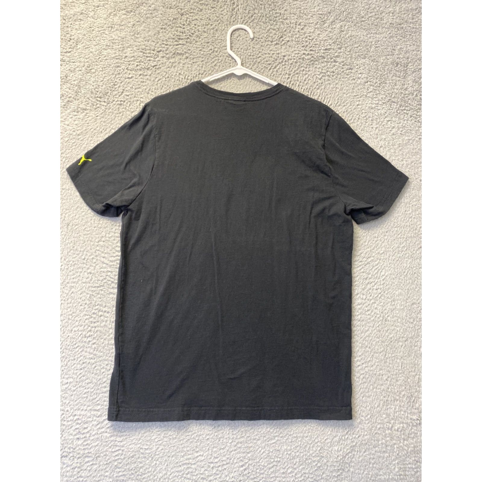Puma PUMA Shirt Men L Regular Short Sleeve Crew Neck Cotton Athletic Casual Black 101-33 Mens Size US L / EU 52-54 / 3 - 7 Thumbnail