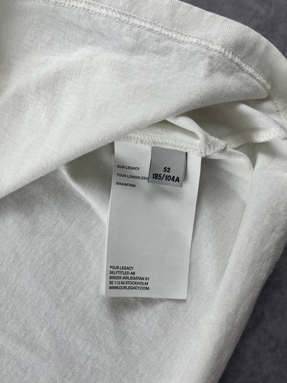 Our Legacy OUR LEGACY GRAPHIC LONG SLEEVE TEE L Size Size US L / EU 52-54 / 3 - 4 Thumbnail