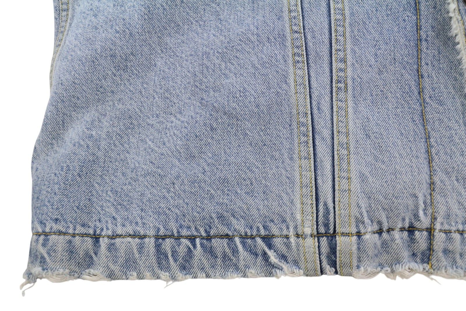 R13 LYLE TRUCKET COAT M Slate Blue Sherpa Lined Denim 86587 Size M / US 6-8 / IT 42-44 - 12 Thumbnail