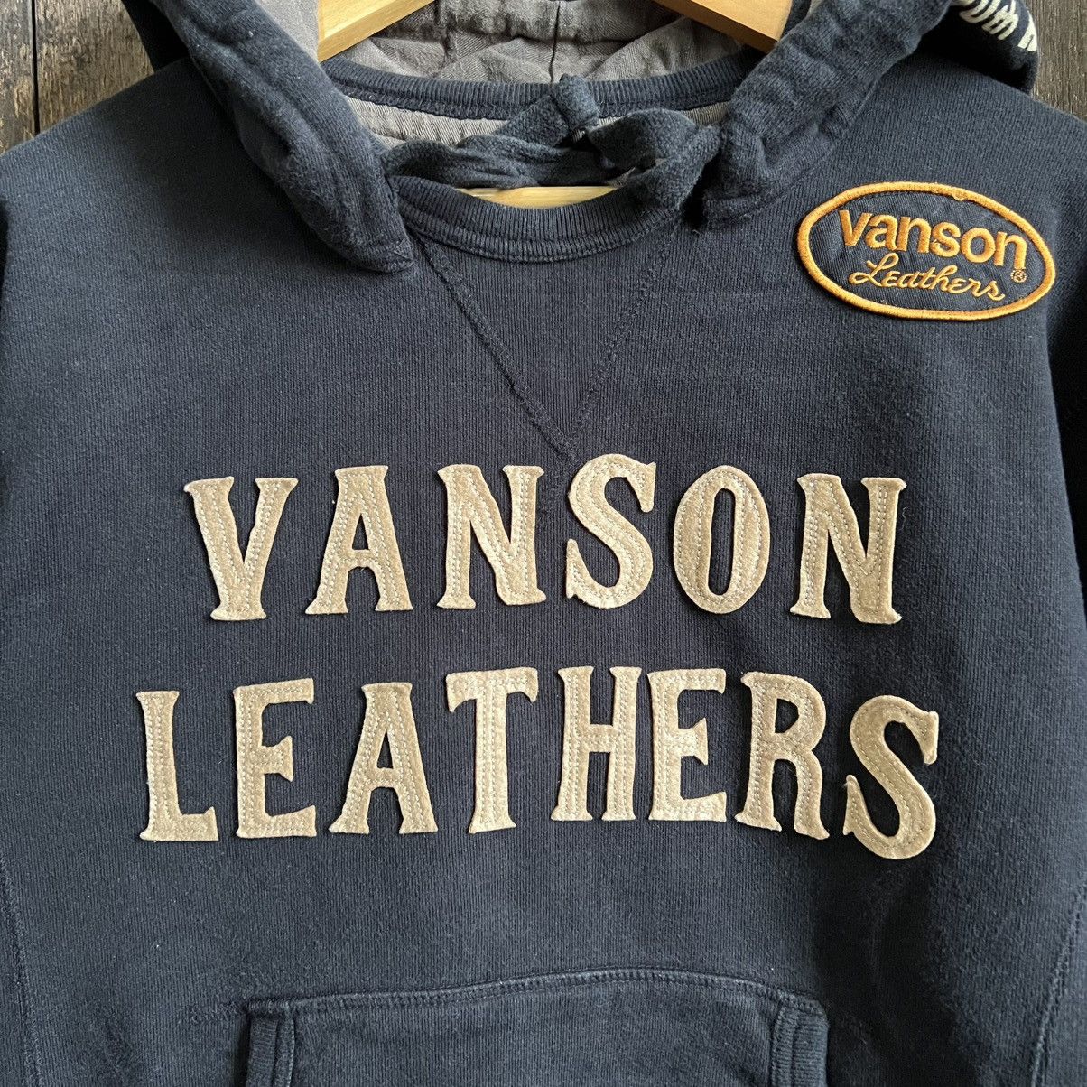Vanson Leathers Vintage Vanson Leather Hoodie Size US L / EU 52-54 / 3 - 4 Thumbnail