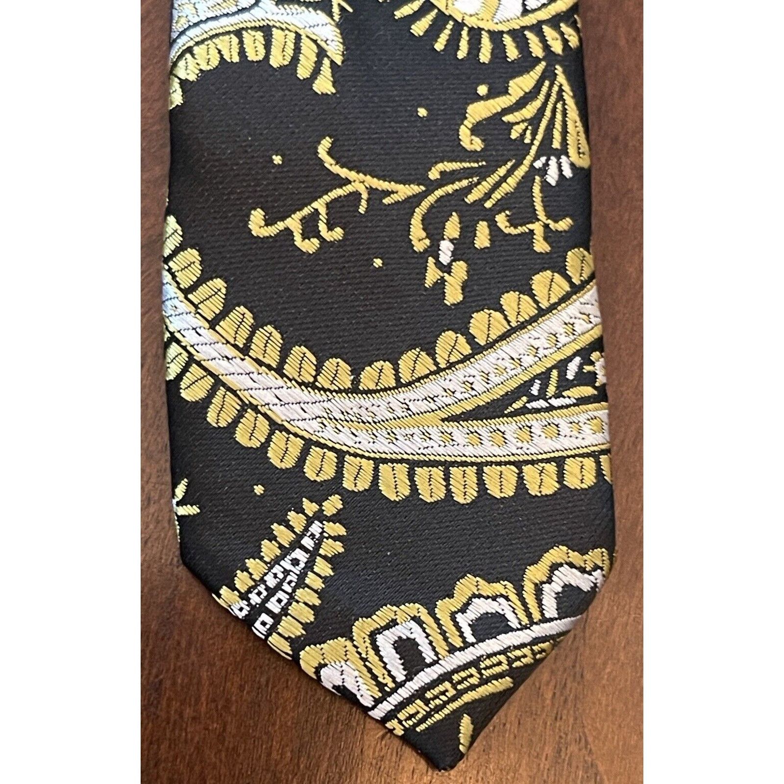 Stacy Adams Stacy Adams Hand Made Black Gold Polyester Made In China Size ONE SIZE - 6 Thumbnail