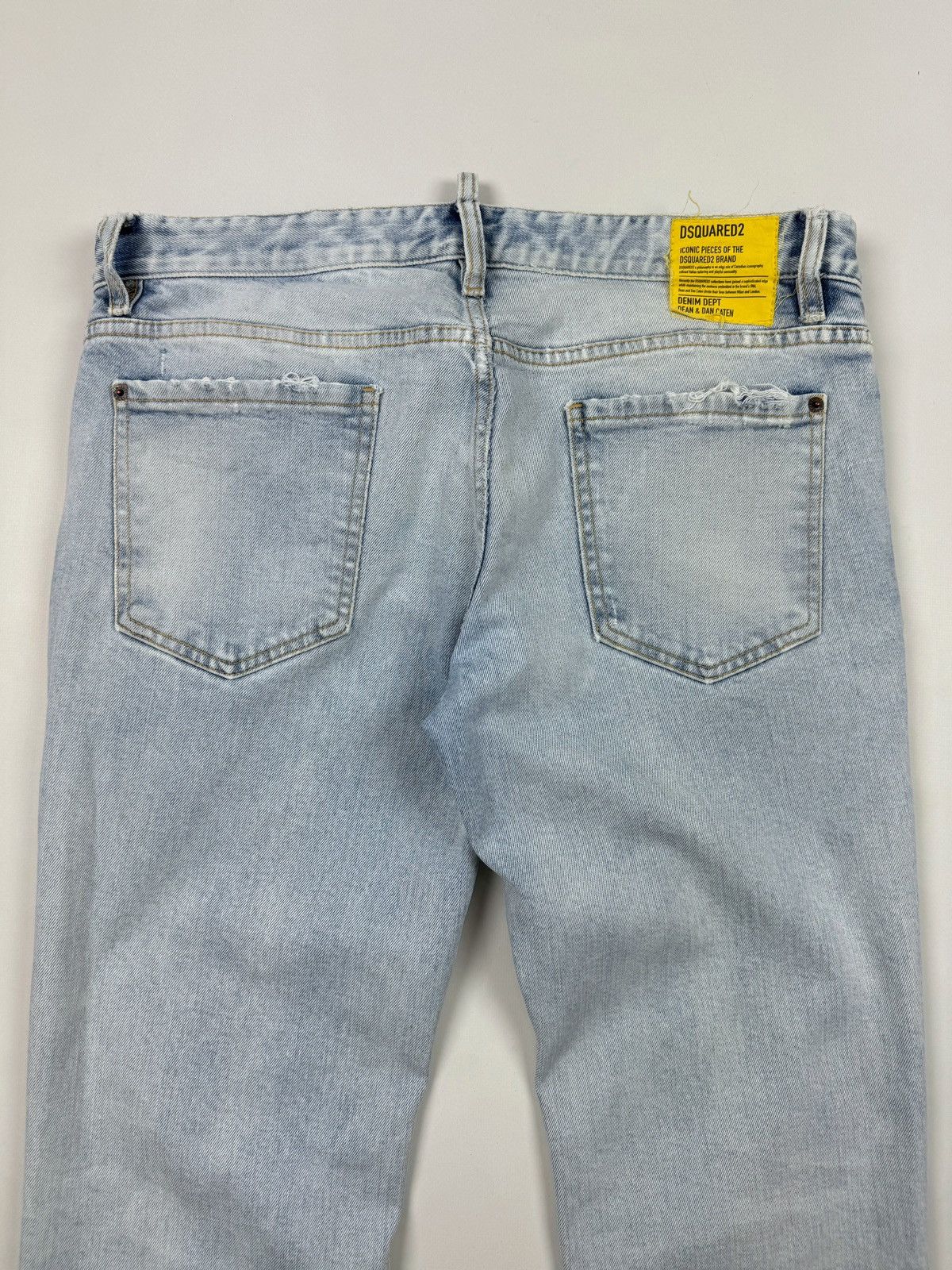 Dsquared2 Dsquared2 Iconic Denim Dept Dean & Dan Caten Washed Jeans Size US 35 - 13 Thumbnail