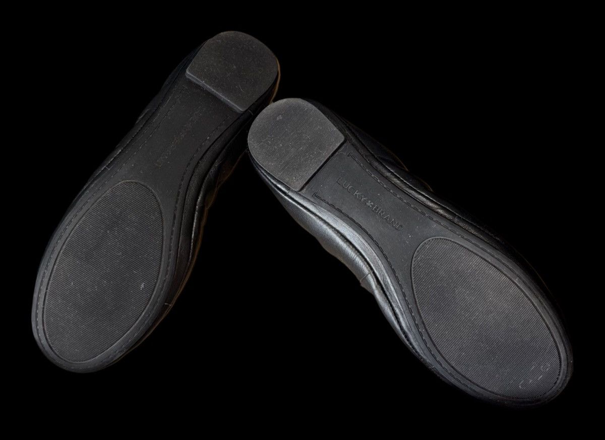 Lucky Brand Lucky Brand Erin Leather Ballet Flats Size US 8.5 / IT 38.5 - 7 Thumbnail