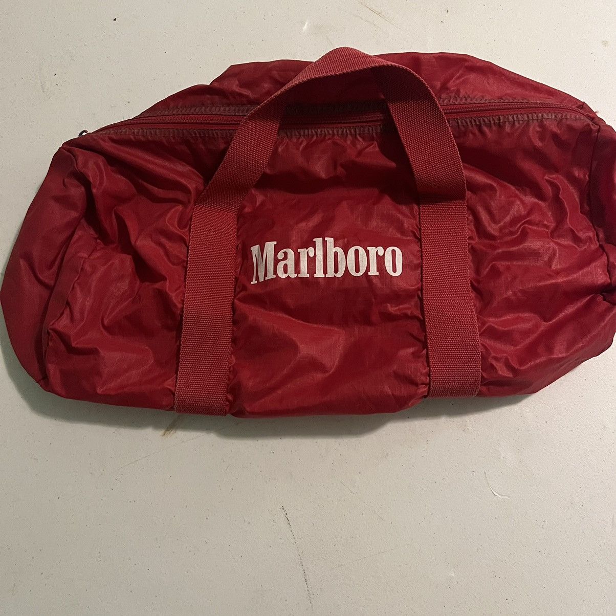 Vintage Vintage Red Marlboro Duffel Bag Grailed