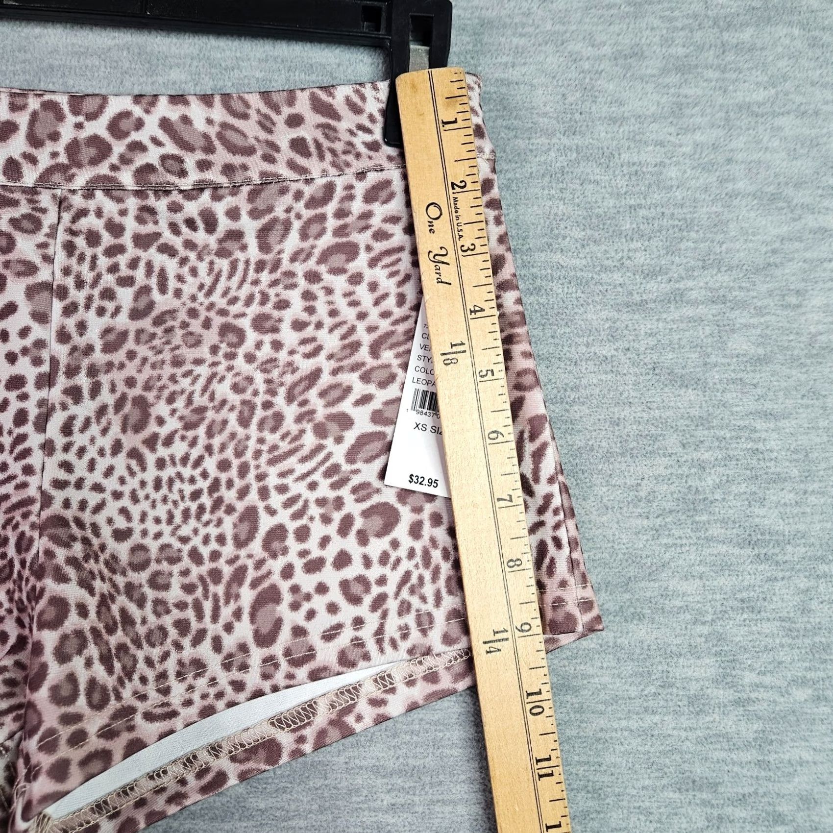 Pacsun VINTAGE PacSun Leopard Print Micro Mini Shorts XS NEW Size 26" / US 2 / IT 38 - 6 Thumbnail