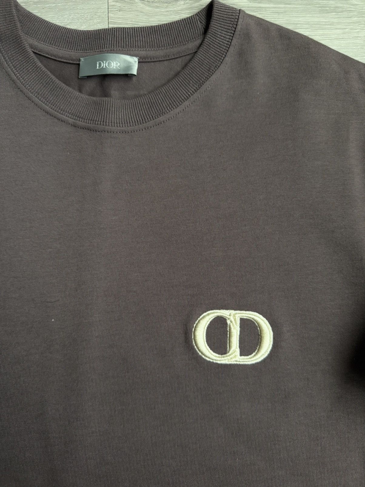 Dior CD Icon Embroidered Cotton T-Shirt Size US M / EU 48-50 / 2 - 5 Thumbnail