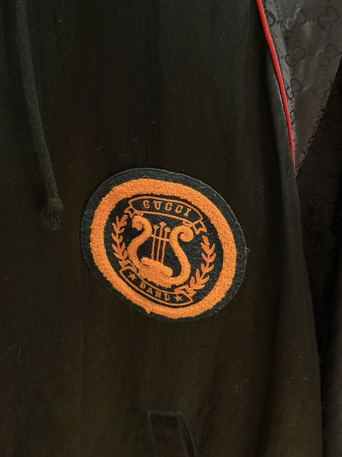Gucci Gucci GG Nylon Bomber Jacket With Lyre Size US XXL / EU 58 / 5 - 4 Thumbnail