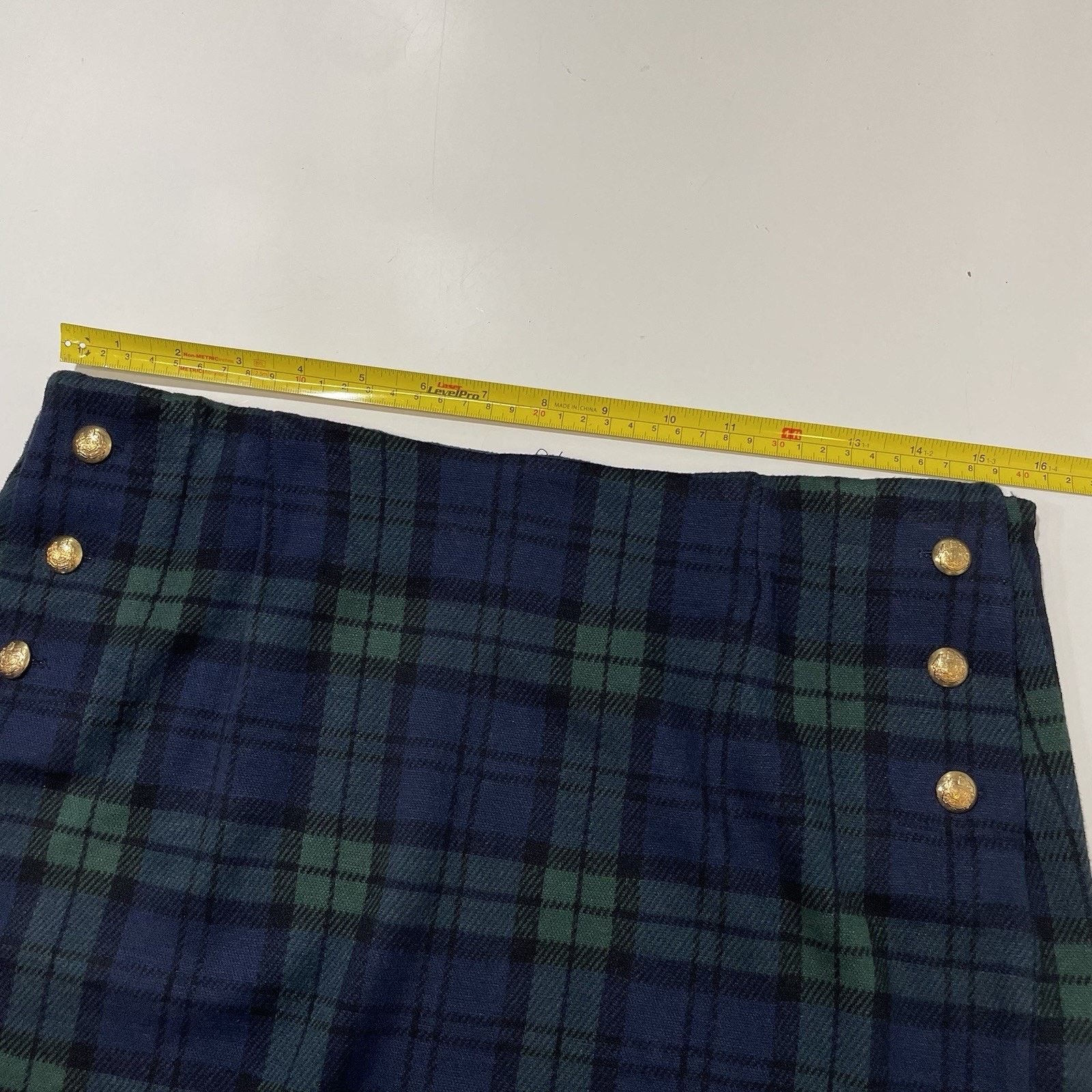 Lauren Ralph Lauren LAUREN RALPH LAUREN Plaid Jacquard Midi Pencil Skirt Side M Size 30" / US 8 / IT 44 - 6 Thumbnail