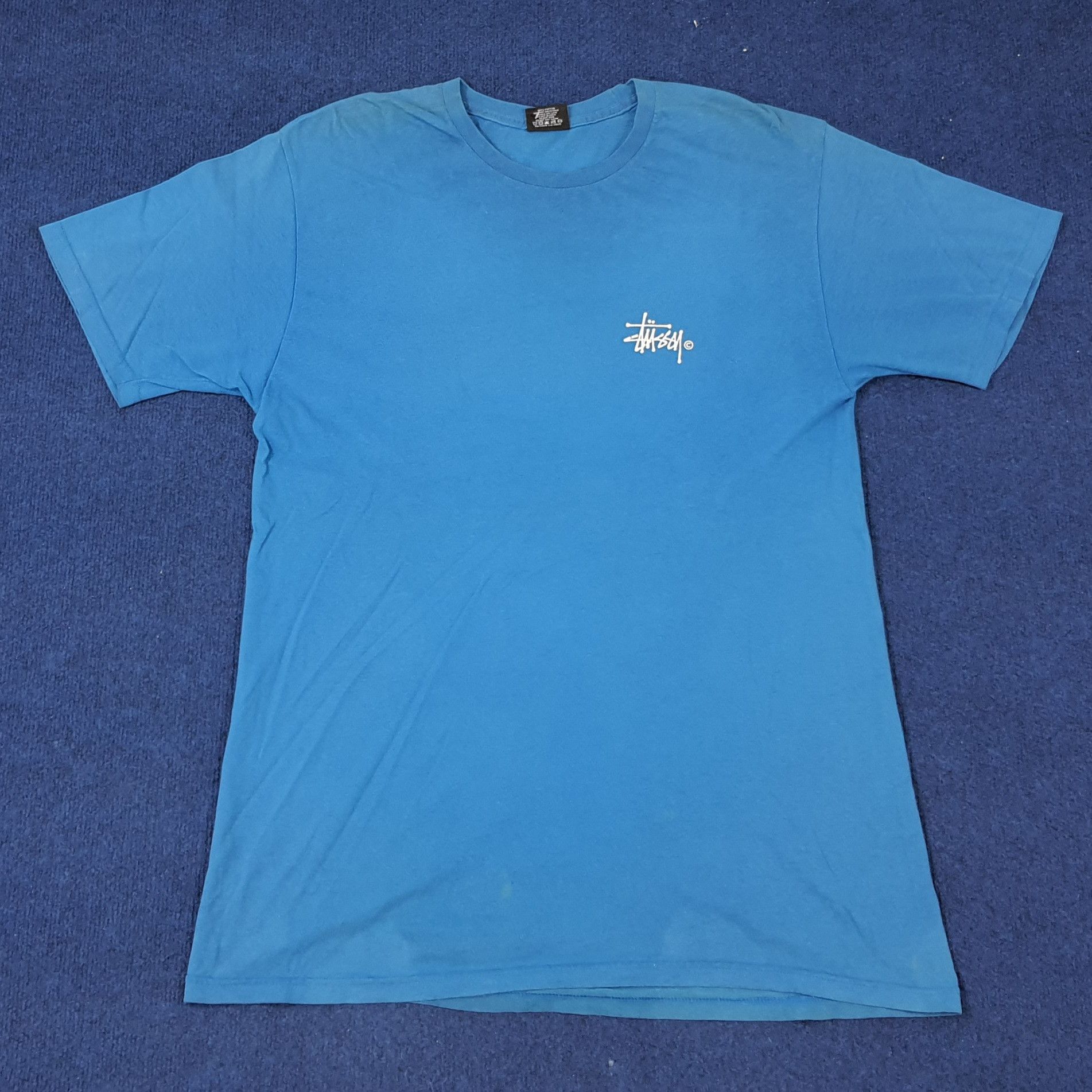Stussy × Vintage Vintage Stussy Signature Streetwear Tshirt Size US L / EU 52-54 / 3 - 3 Thumbnail