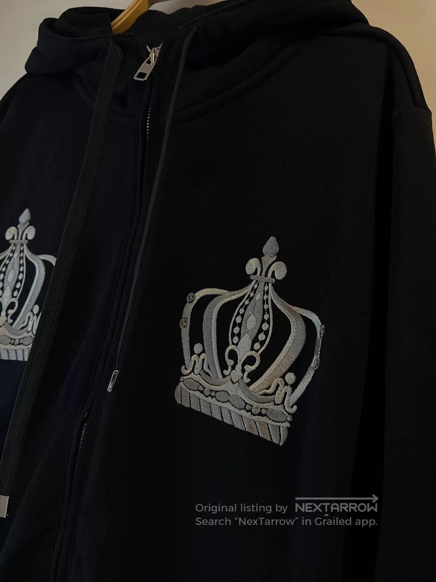 Dolce & Gabbana Dolce&Gabbana Black Crown Hoodie Jacket. Size US L / EU 52-54 / 3 - 6 Thumbnail