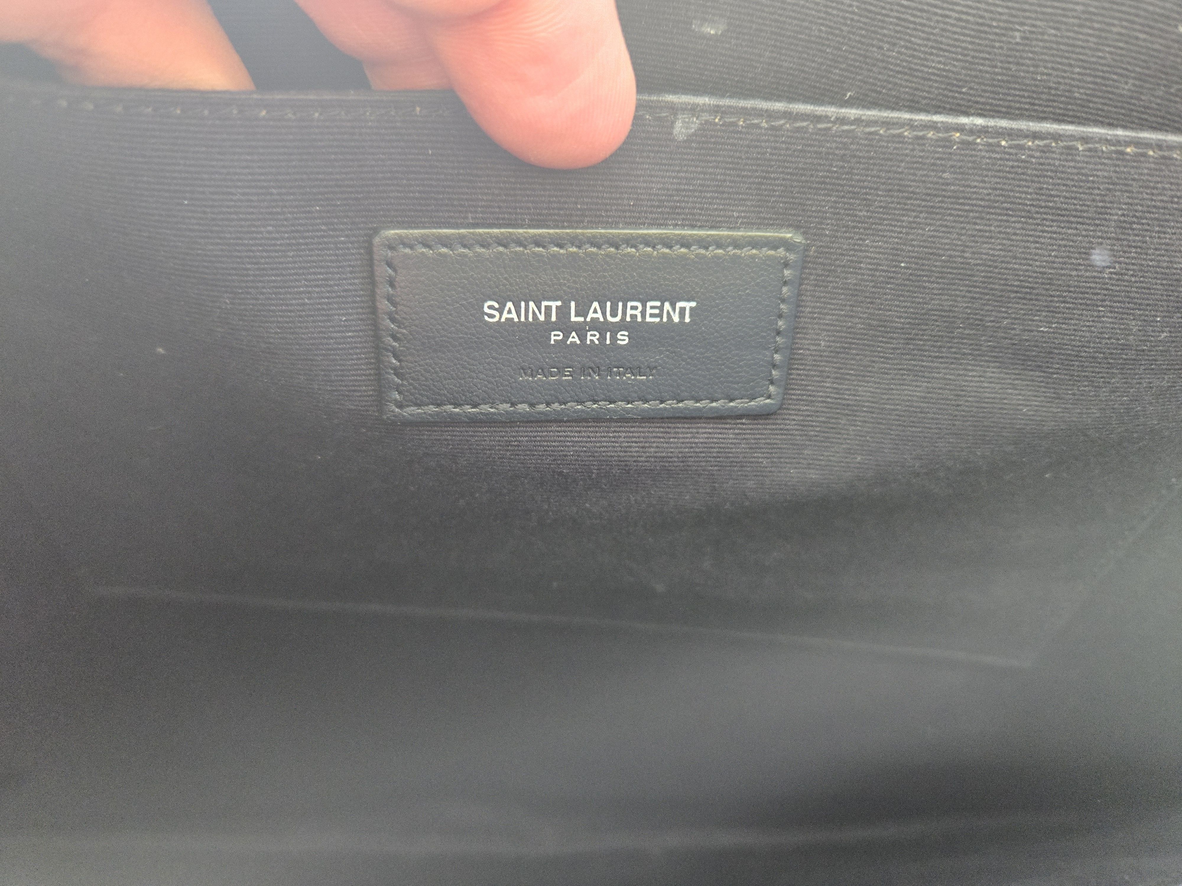 Saint Laurent Paris Saint Laurent Quilted Portfolio Clutch Large Size ONE SIZE - 5 Thumbnail