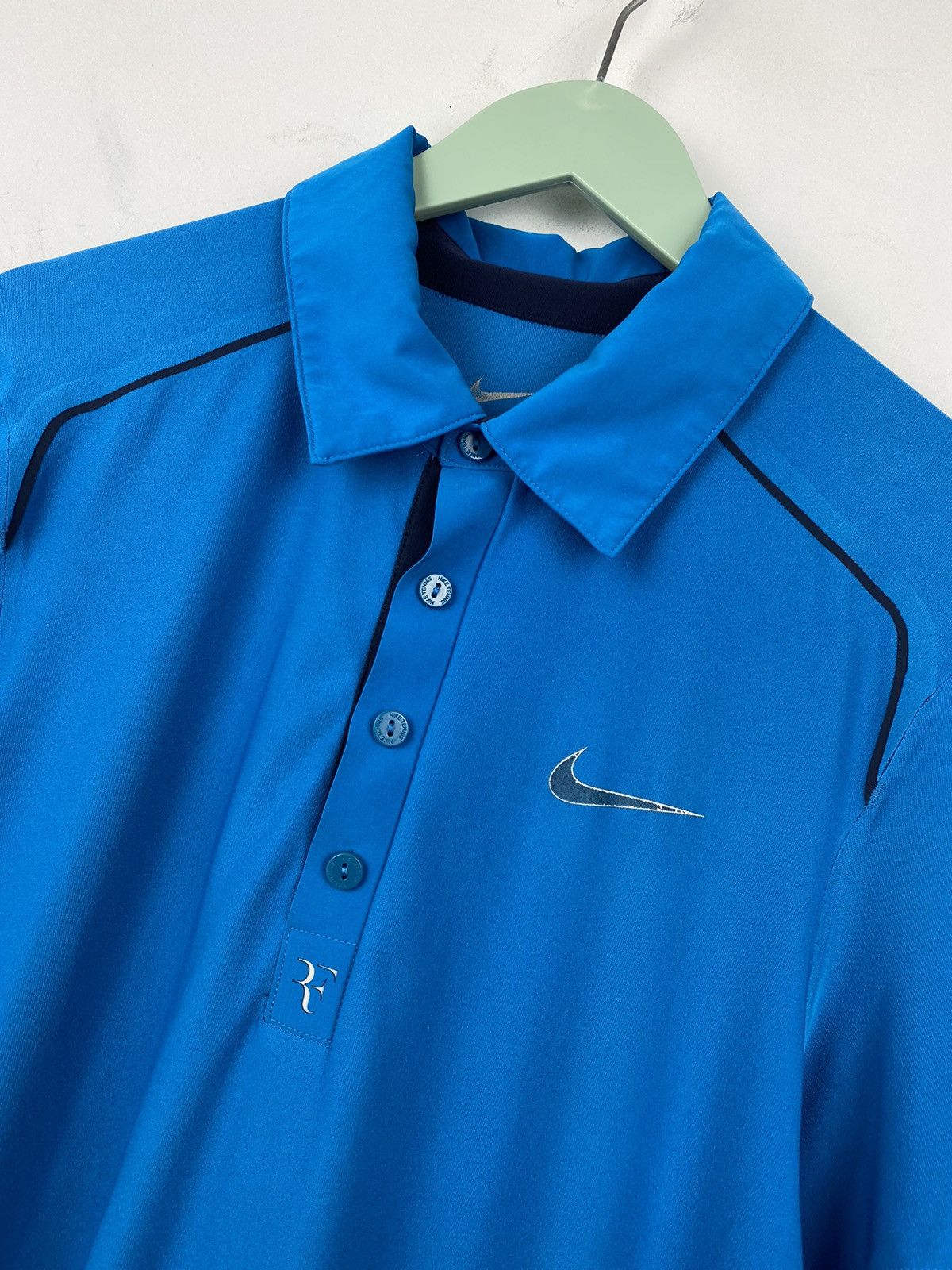 Vintage Nike Roger Federer RF 2011 Paris BPN Tennis Polo Shirt Nadal Size US S / EU 44-46 / 1 - 4 Thumbnail