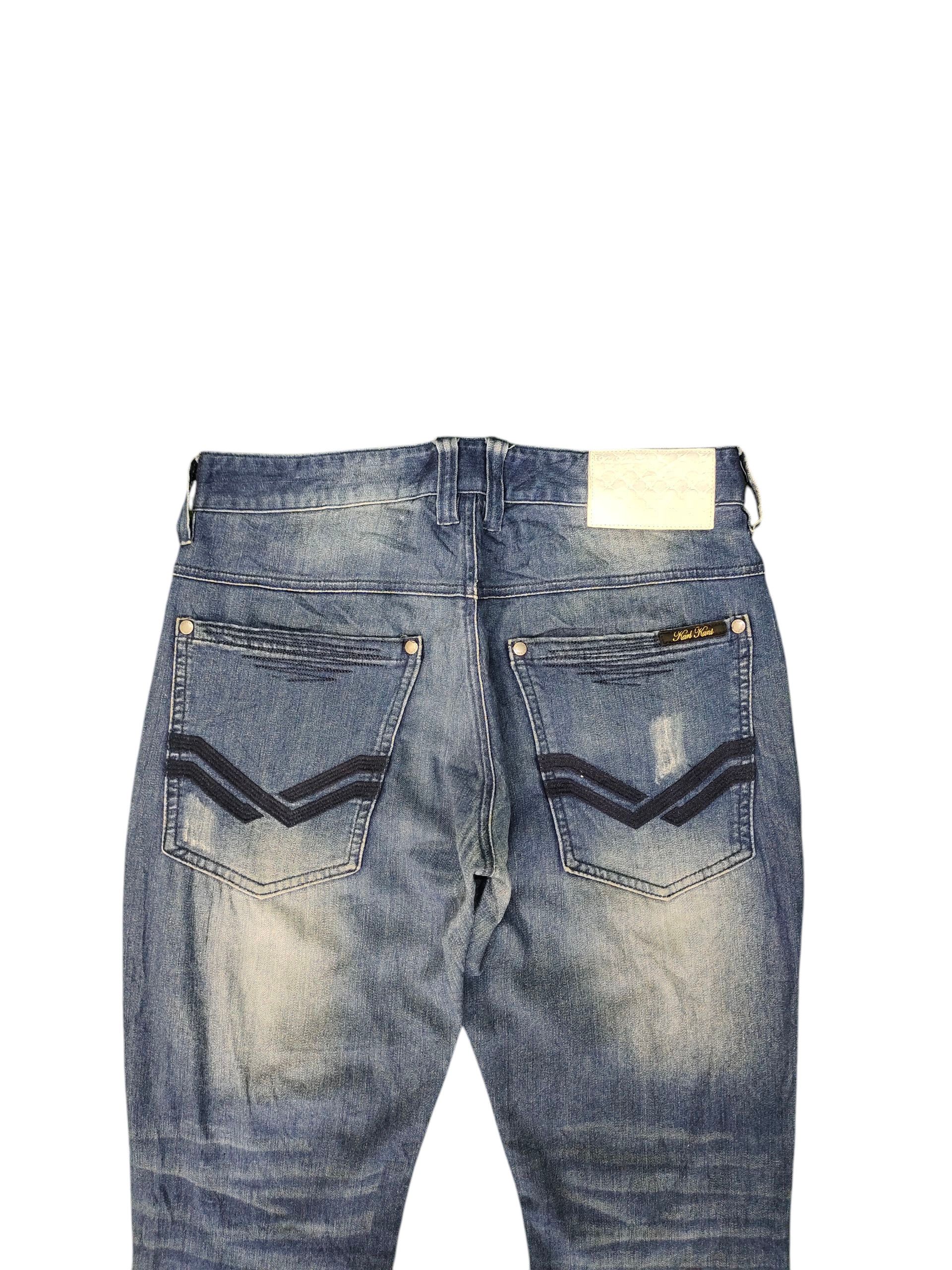 Karl Kani Vintage Karl Kani Distress Moto Biker Denim Pants Size US 30 / EU 46 - 4 Thumbnail