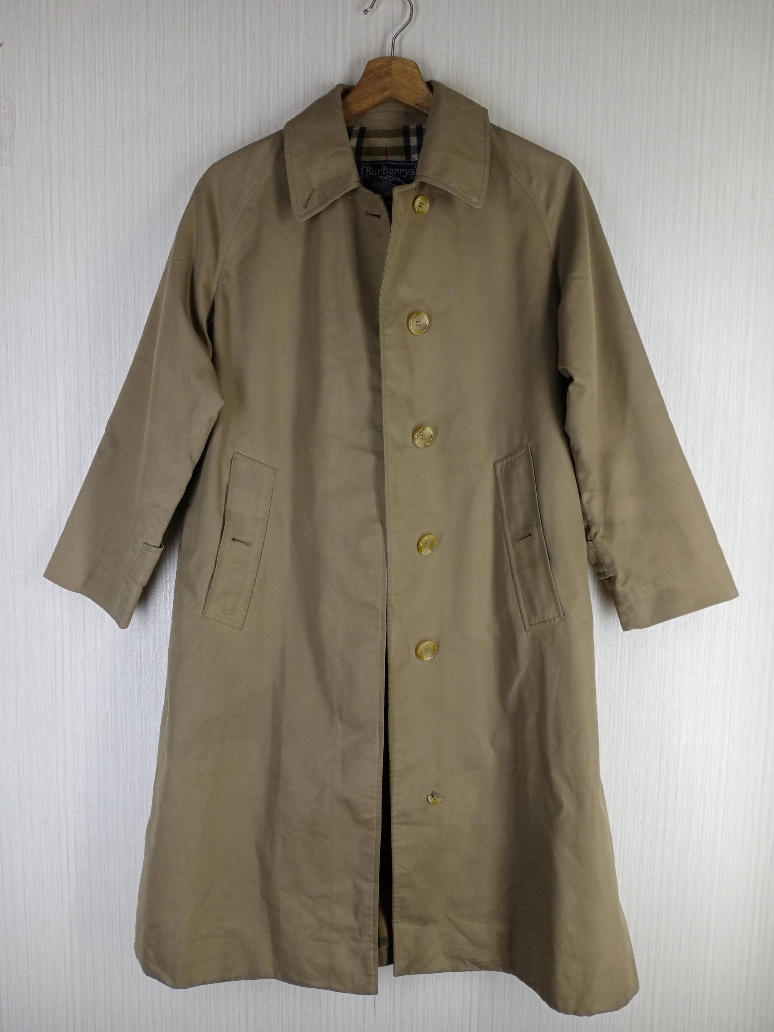 Burberry × Burberry Prorsum Rare Vintage Burberrys Nova Check Trench Coat Size US M / EU 48-50 / 2 - 3 Thumbnail