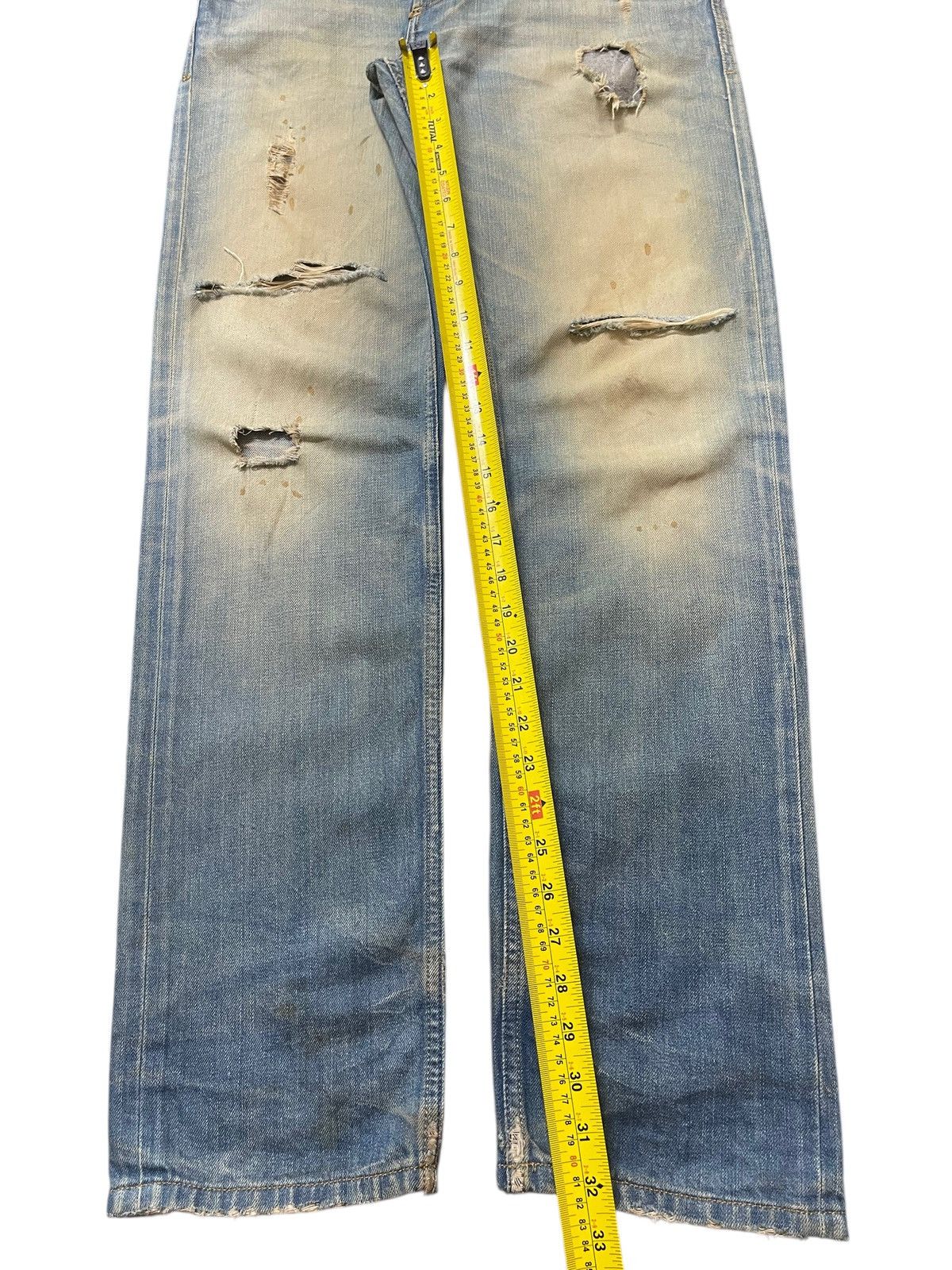 Diesel Vintage Diesel Industry Mud Wash Distressed Style Jeans Size US 33 - 14 Thumbnail