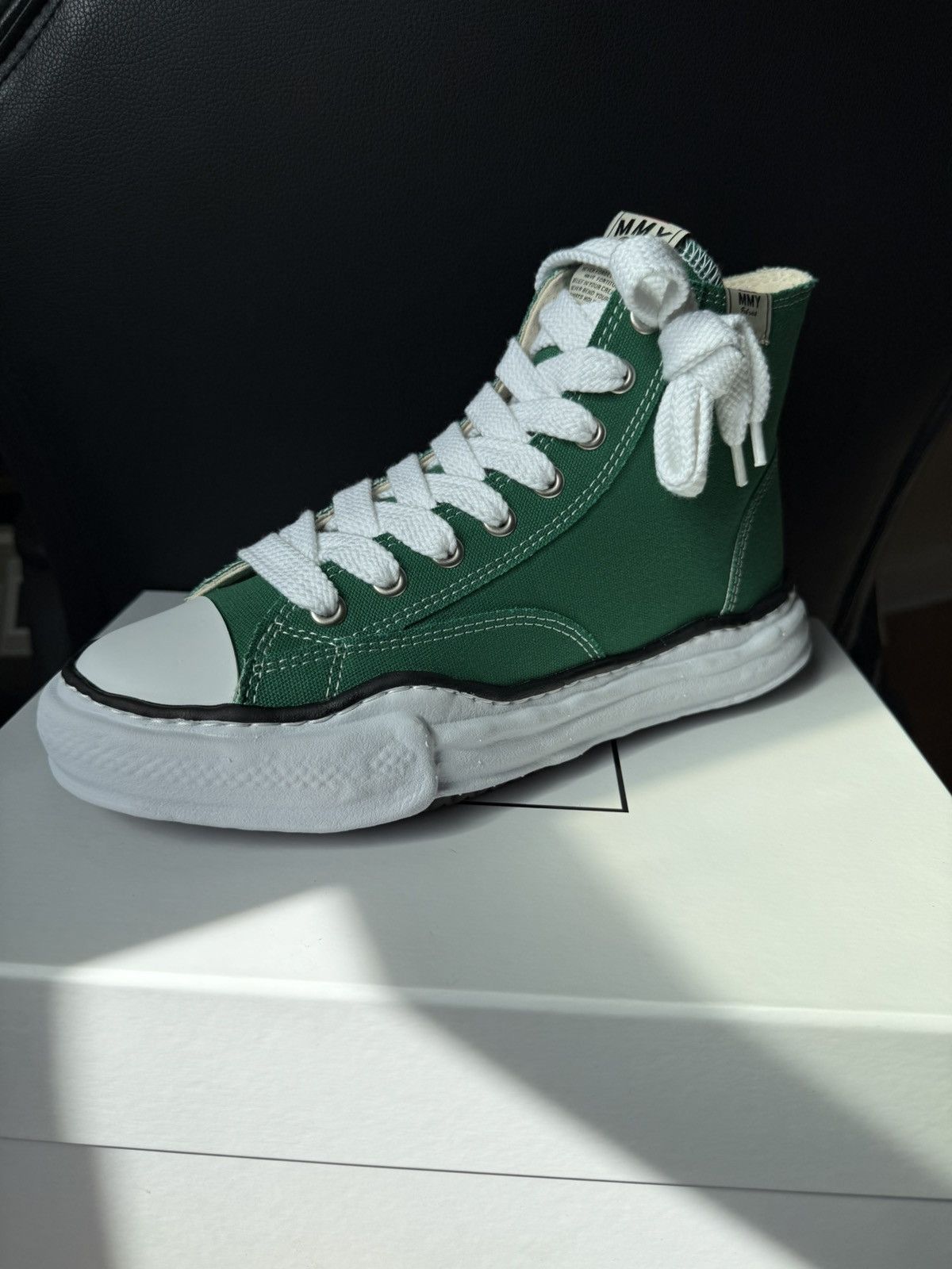 Maison MIHARA YASUHIRO maison mihara yasuhiro high top sneakers Green Size US 10 / EU 43 - 1 Thumbnail