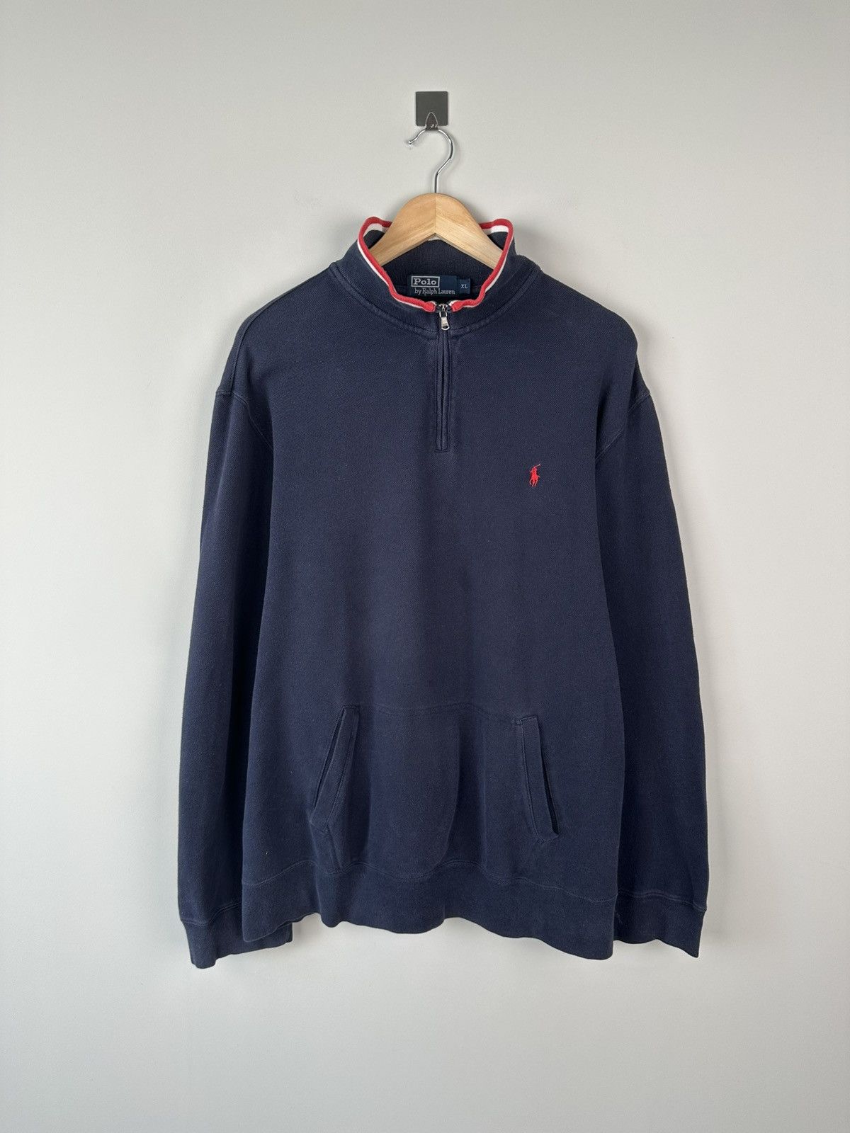 Polo Ralph Lauren × Vintage Vintage Y2k Polo Ralph Lauren 1/4 Zip Sweater Size US XL / EU 56 / 4 - 3 Thumbnail