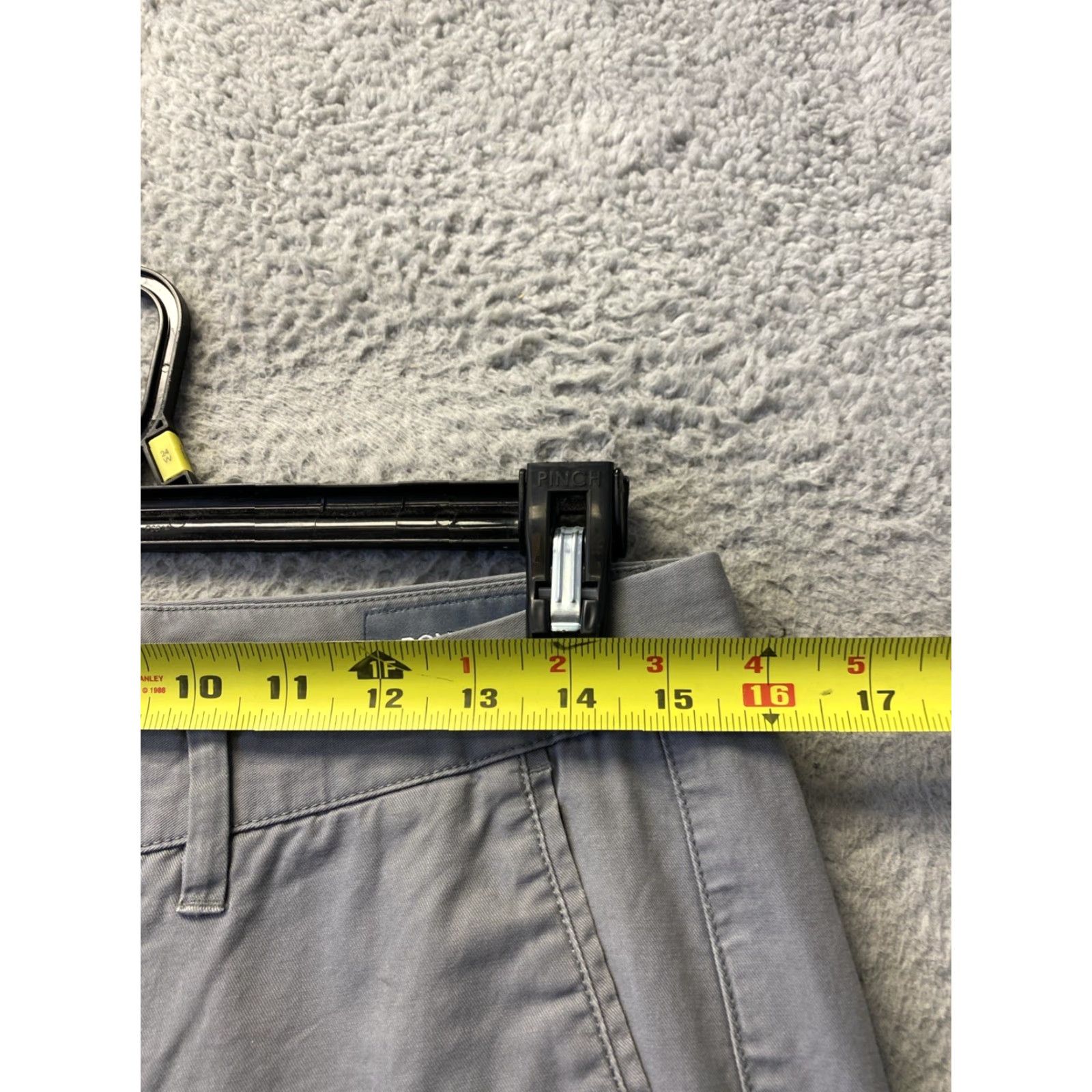 Bonobos Bonobos Chino Pants Men's 31x30 Straight Fit Gray Cotton Button Zip Casual Pants 31 30 Gray Size US 31 - 3 Thumbnail