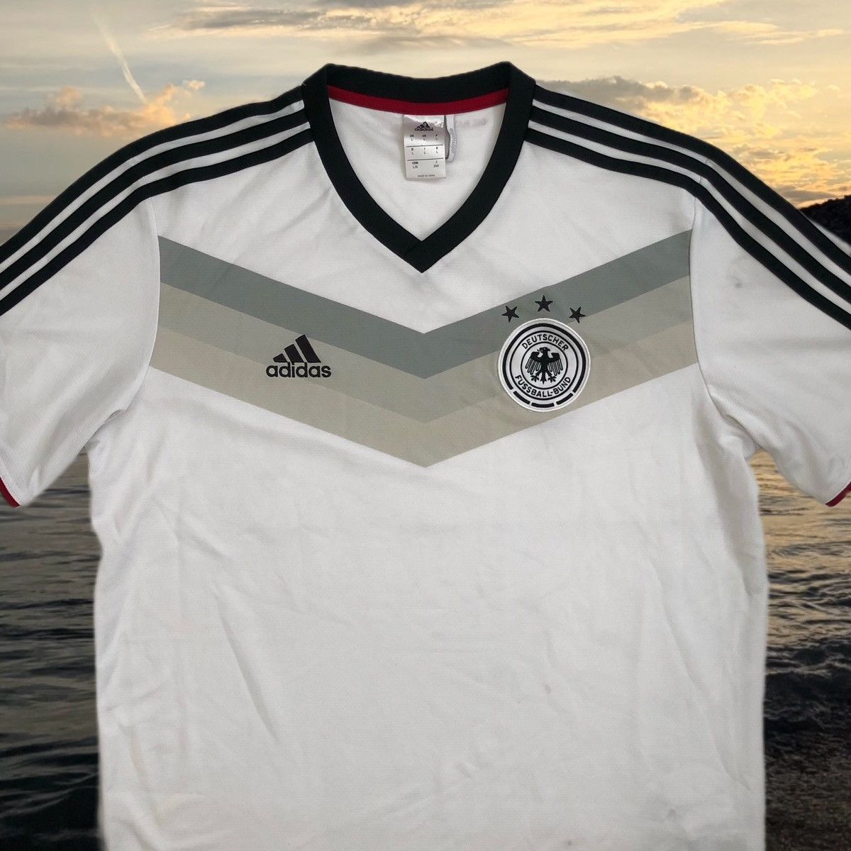 Adidas Germany 2014 home adidas jersey Size US L / EU 52-54 / 3 - 2 Thumbnail