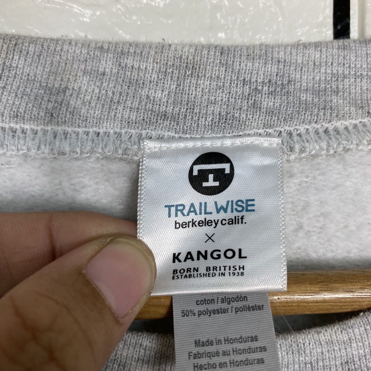 Japanese Brand 📌Vintage Sweatshirt Kangol Big Logo Design Embroidery Size US L / EU 52-54 / 3 - 13 Thumbnail