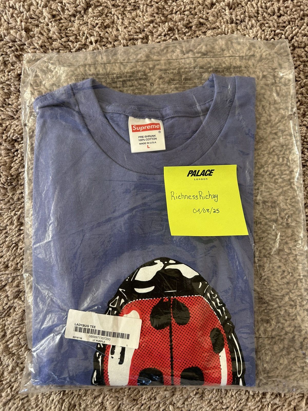 Supreme Supreme Ladybug Tee Size US L / EU 52-54 / 3 - 2 Thumbnail