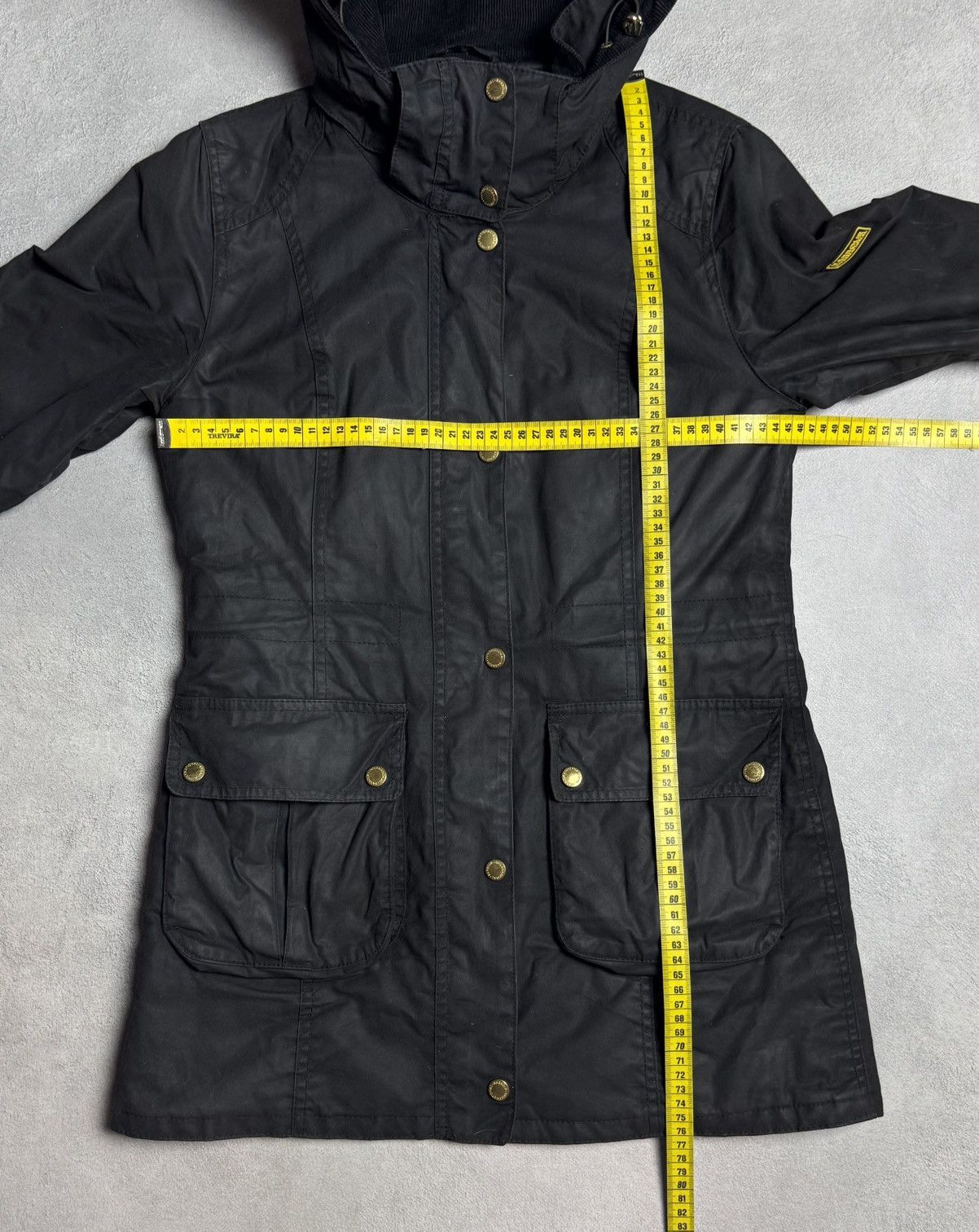 Barbour Barbour International Kirk Wax Cotton Hooded Jacket Size S / US 4 / IT 40 - 19 Thumbnail