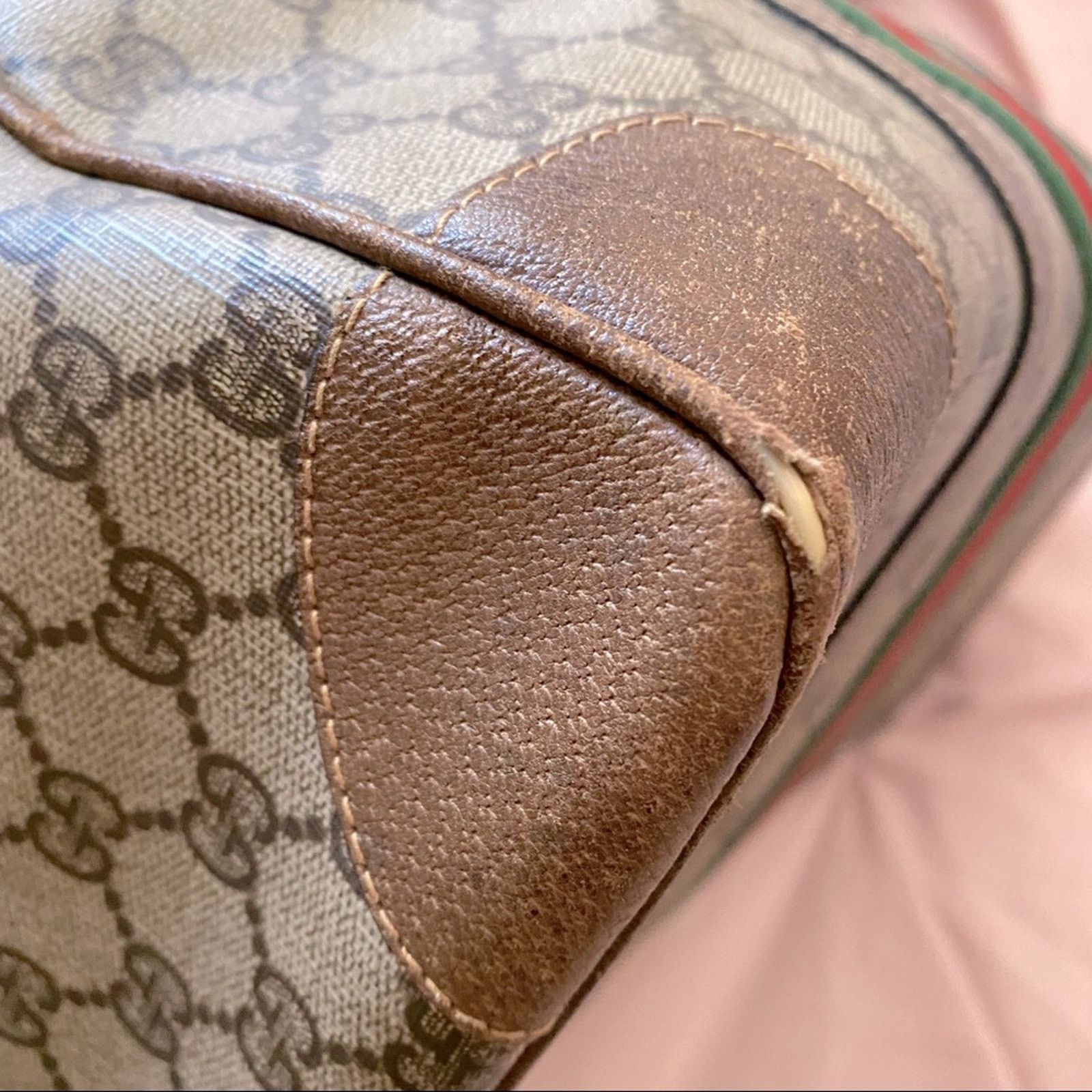 Gucci Gucci Carry All Boston Vintage Handbag GG Size ONE SIZE - 11 Thumbnail
