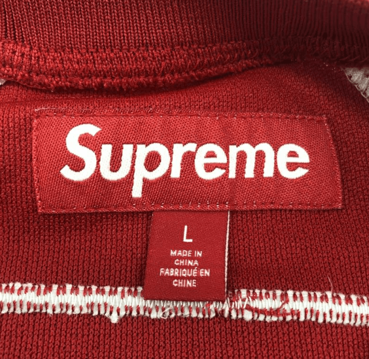 Supreme Supreme Rhinestone Hockey Jersey Red Size US L / EU 52-54 / 3 - 4 Thumbnail