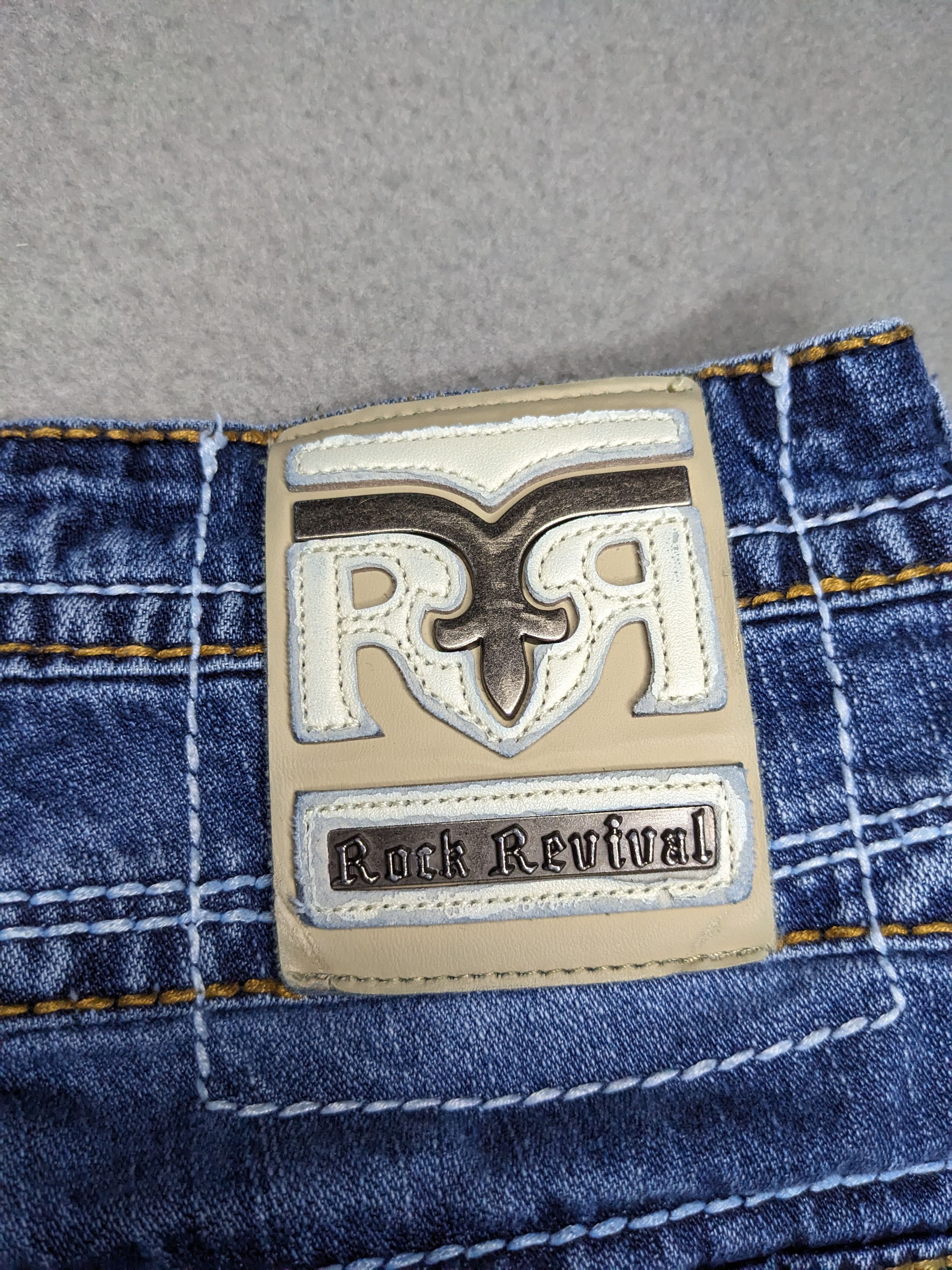 Rock Revival Rock Revival Jacklyn Jeans 34 Cropped Bootcut 25” Inseam Size 34" / US 12 / IT 48 - 11 Thumbnail