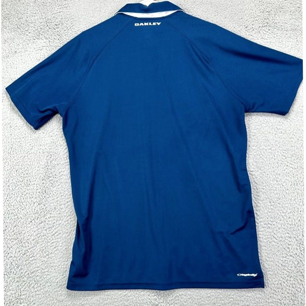 Oakley Oakley Golf Shirt Adult Large Blue Regular Fit Short Sleeve Mens Size US L / EU 52-54 / 3 - 2 Thumbnail