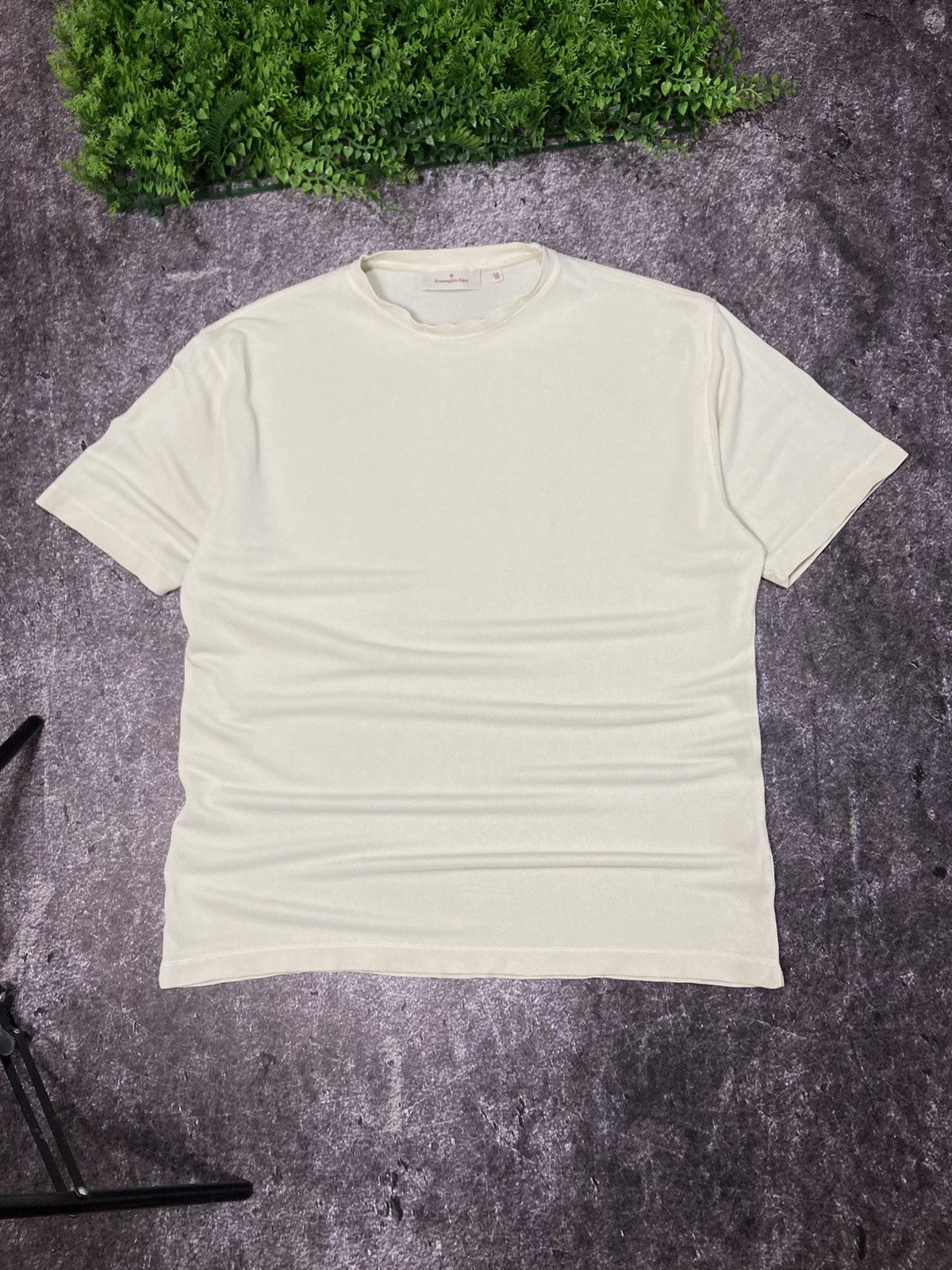 Ermenegildo Zegna Silk Polo Tee T Shirt