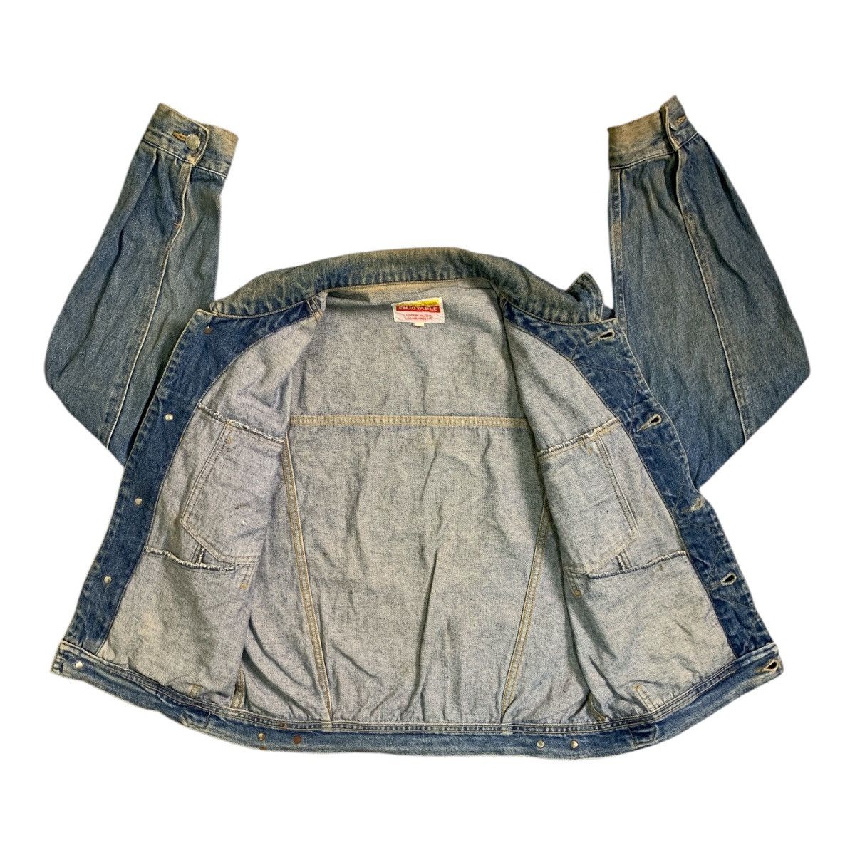 Vintage Rare Design Vintage Onn Tag Enjoyable Trucker Jackets Size US M / EU 48-50 / 2 - 3 Thumbnail