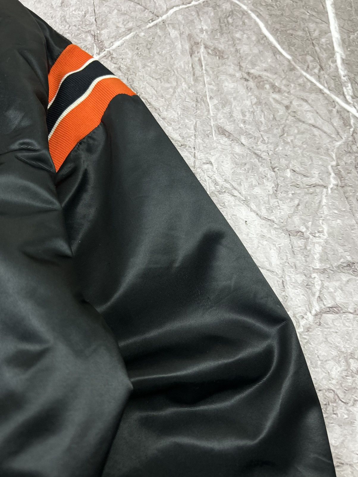 Vintage Vintage 90s Satin Baseball Bomber Jacket Size US L / EU 52-54 / 3 - 10 Thumbnail
