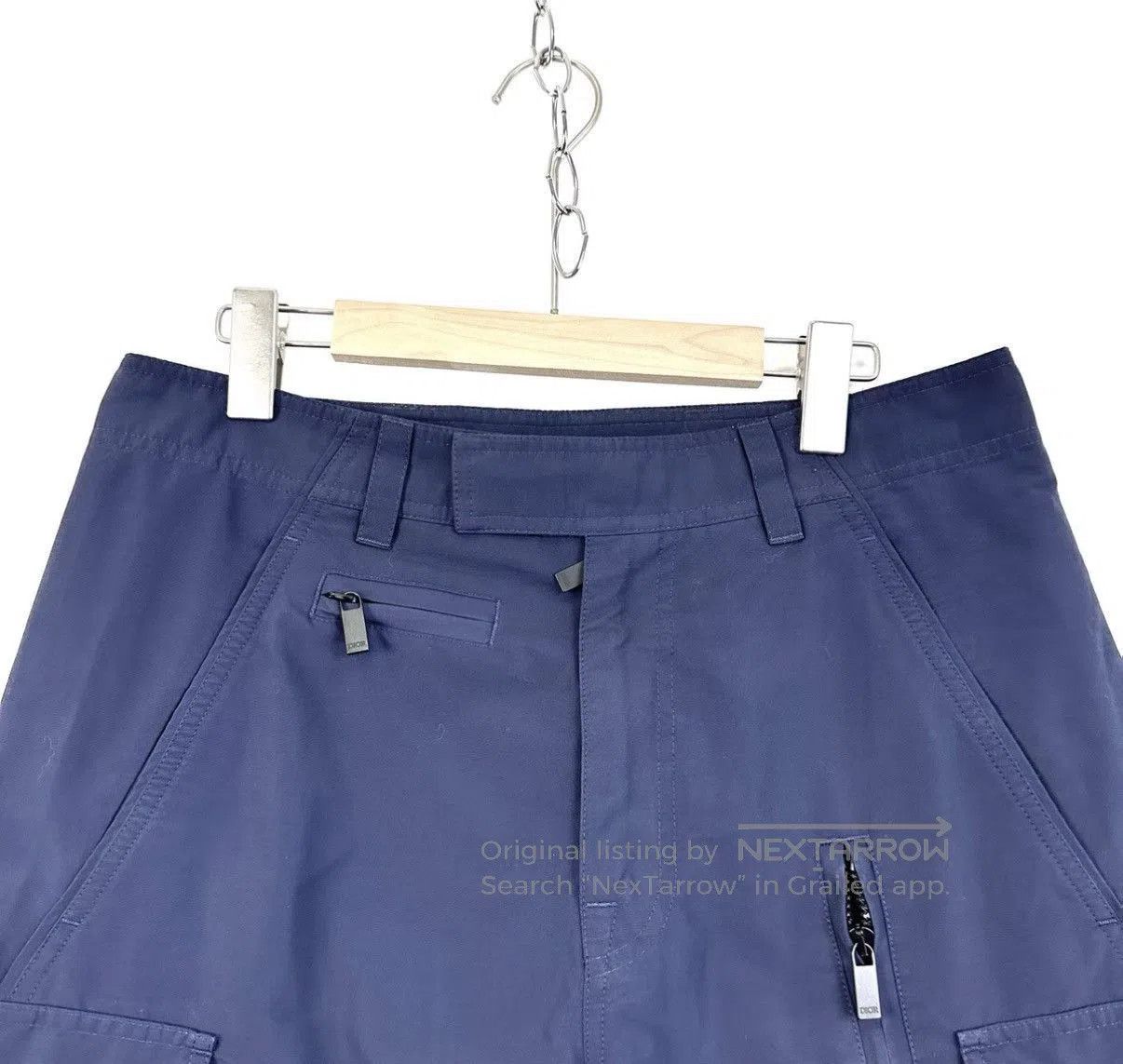 Dior Blue Cargo Shorts with Multiple Pockets Size 32. Size US 32 / EU 48 - 3 Thumbnail