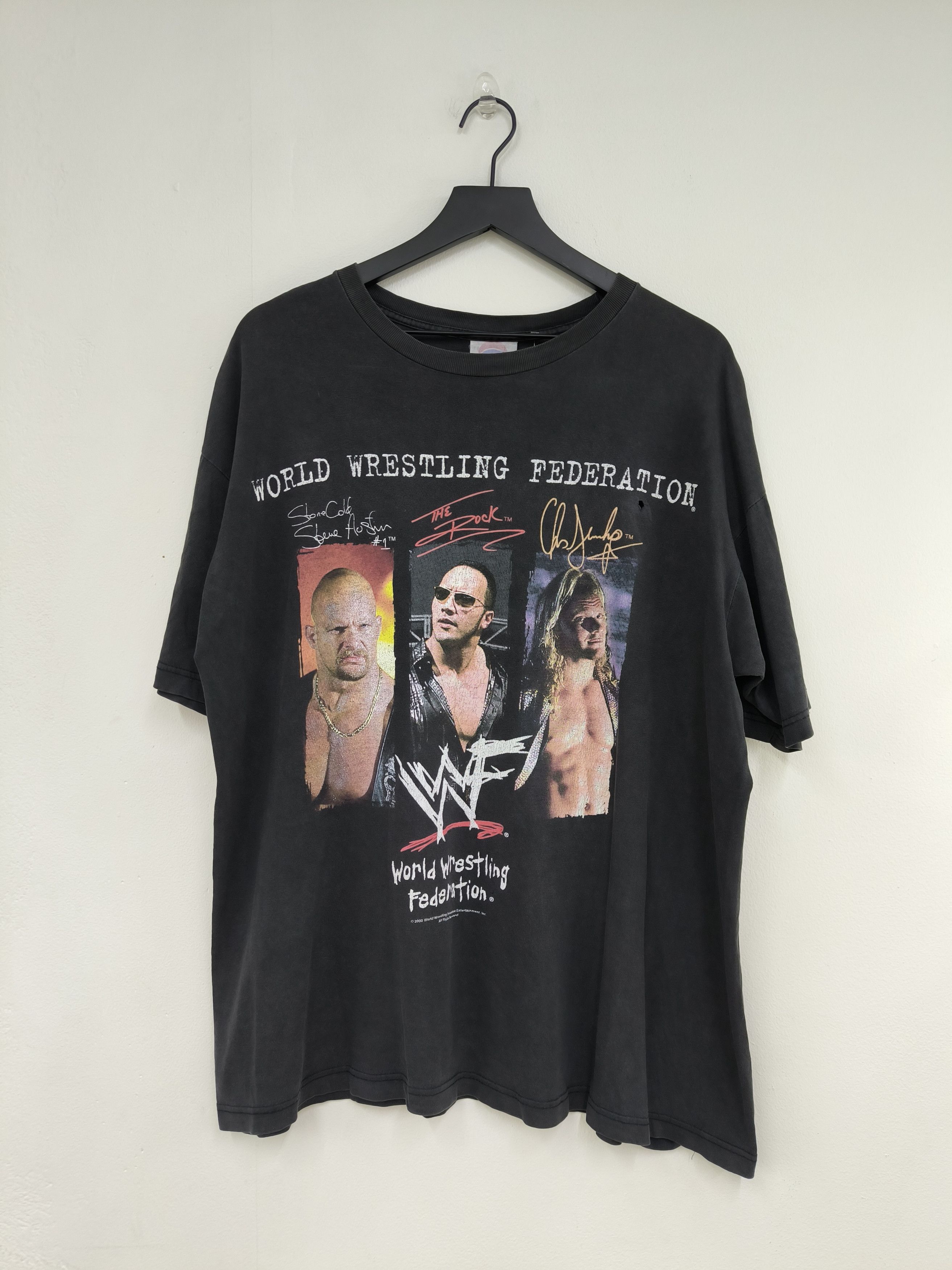 WWF WWF Stone Cold The Rock Jericho Size US XL / EU 56 / 4 - 1 Thumbnail
