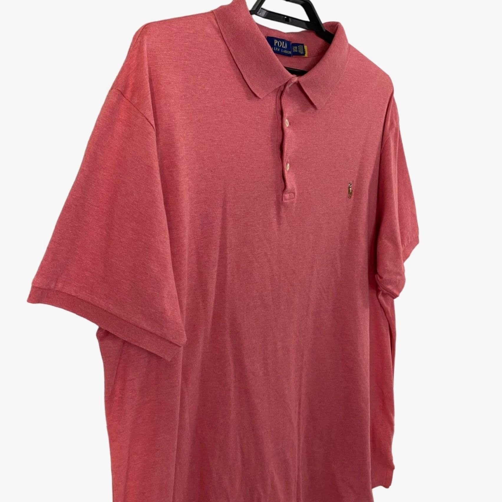 Ralph Lauren VINTAGE Polo Ralph Lauren Polo Shirt Big & Tall Light Red 2XB Men’s Size 2X Big & Tall Cotton Polo Shirt Mens Size US XXL / EU 58 / 5 - 3 Thumbnail