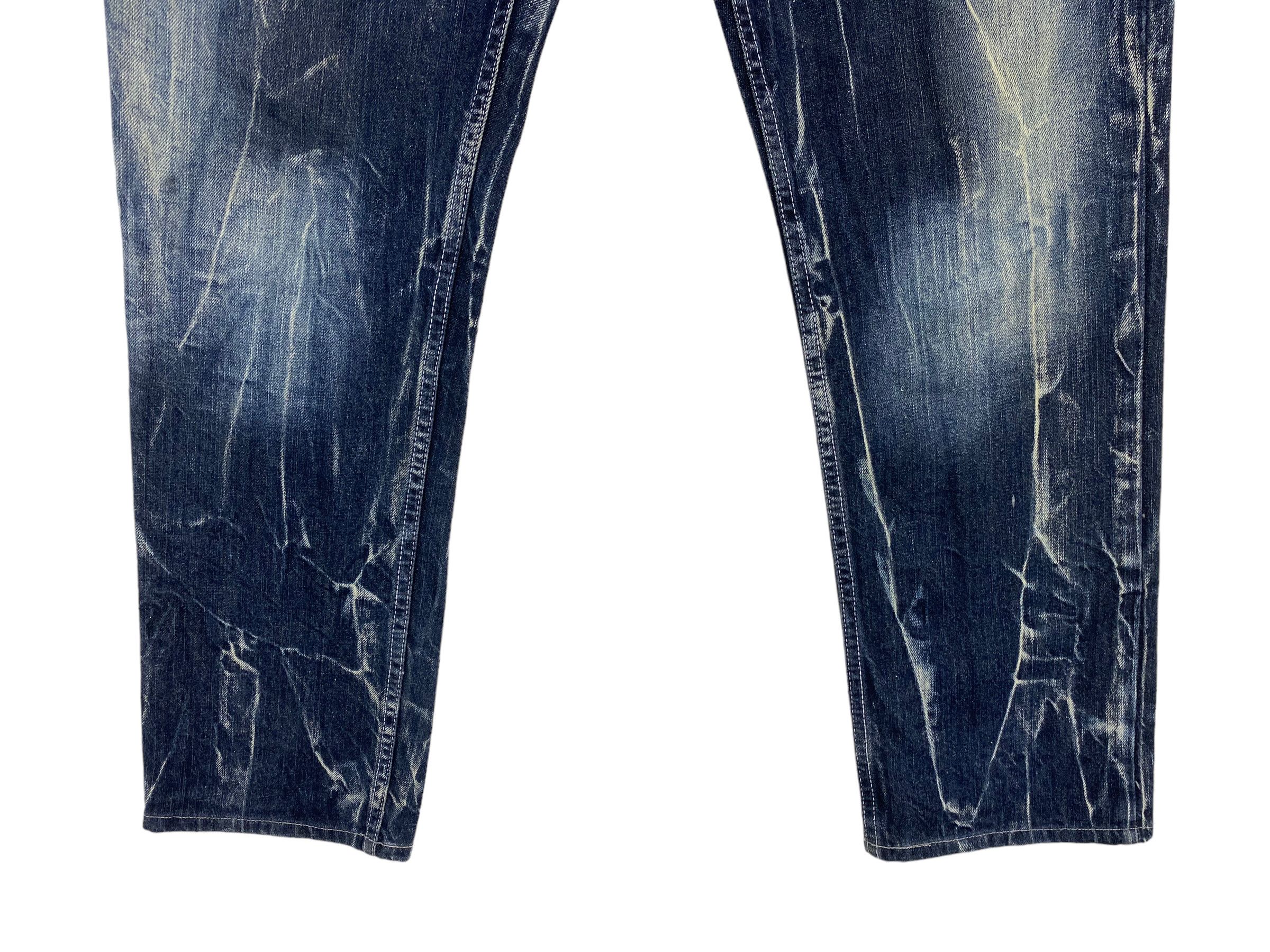 Japanese Brand Nylaus Distressed Denim Goth Punk Jeans Size US 32 / EU 48 - 5 Thumbnail