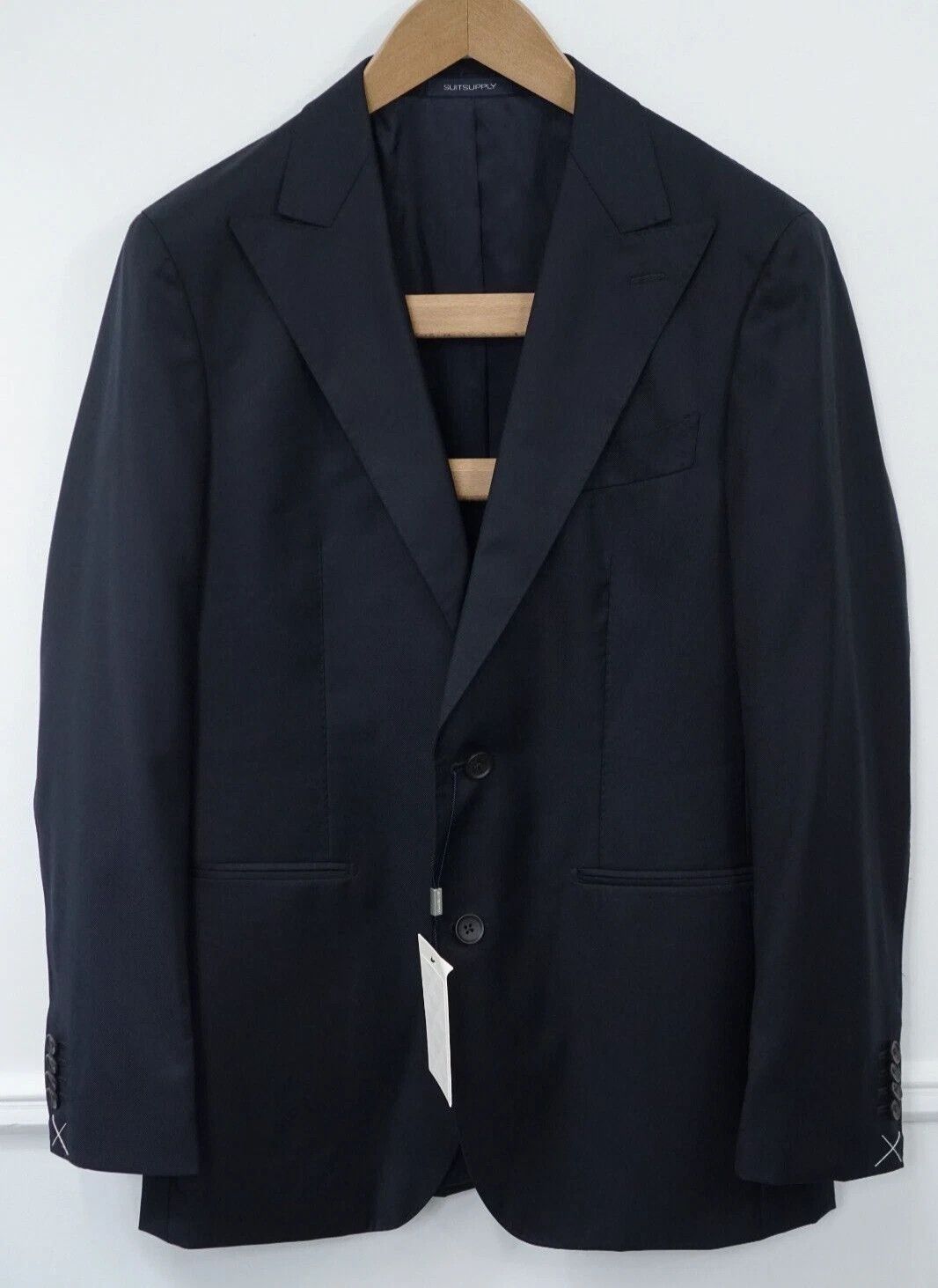Suitsupply Men Suitsupply Blazer Havana Peak Jetted Wool S110 UK/US38S Size 38S - 1 Thumbnail