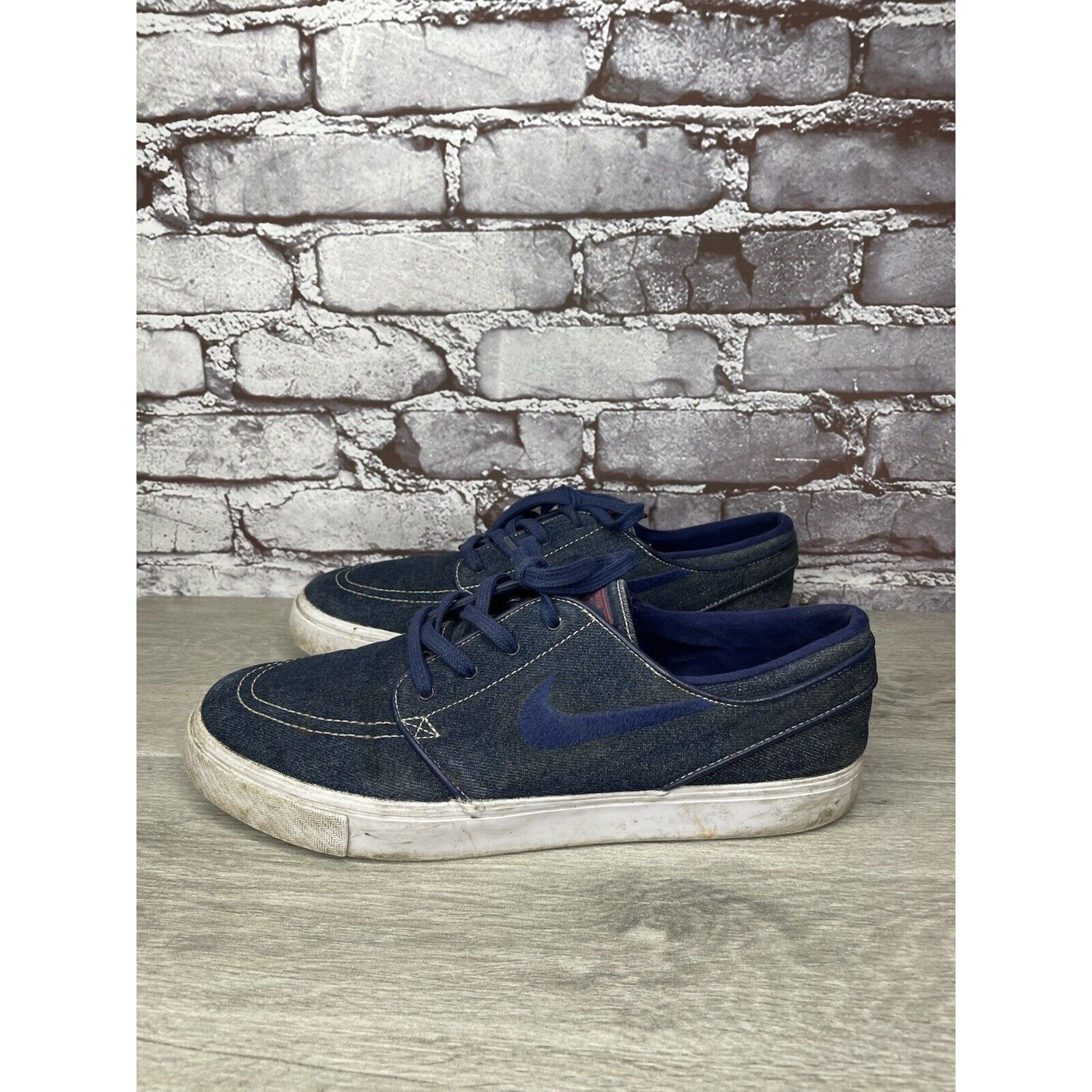 Nike Nike Janoski Stefan SB Zoom Blue Denim Skateboarding Shoes M Size US 10.5 / EU 43-44 - 15 Thumbnail