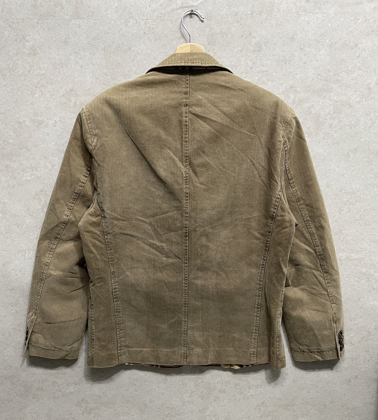 Burberry Vintage Burberry HBT Blazer Coat Size 48S - 6 Thumbnail